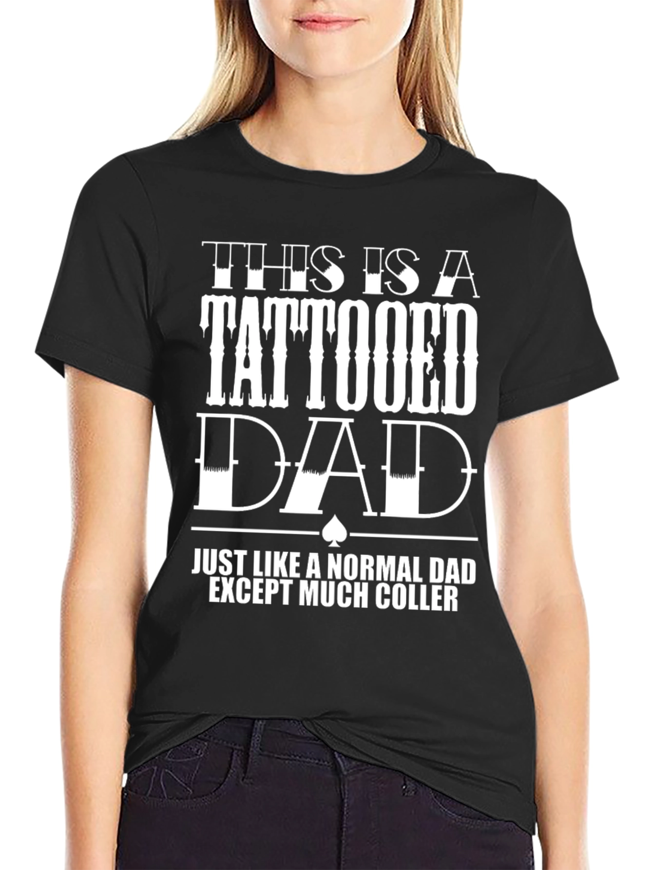 Tattooed Dad Graphic T-Shirt - Cool Dad Tee