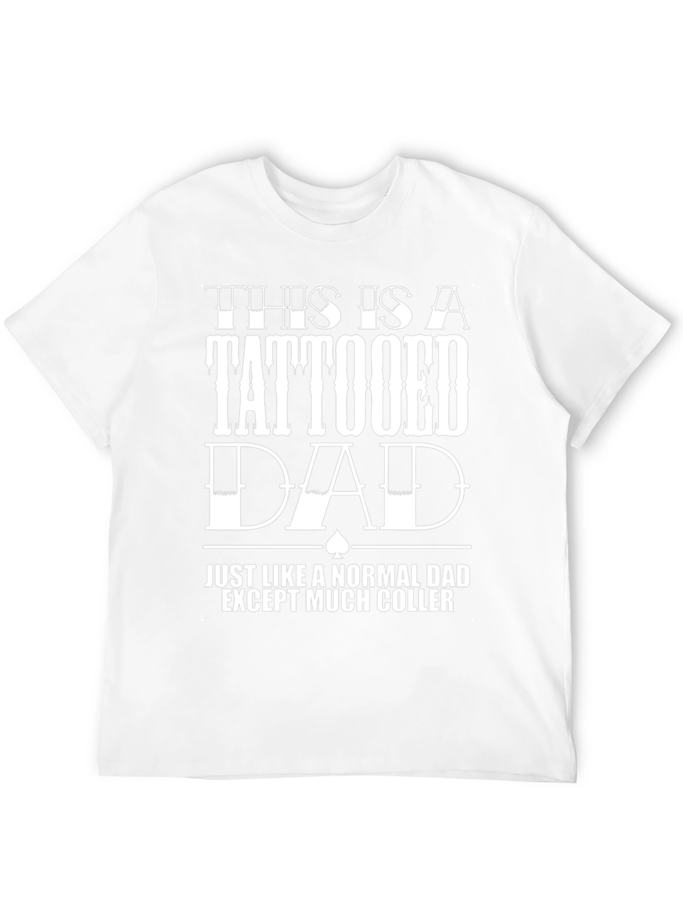 Tattooed Dad Graphic T-Shirt - Cool Dad Tee