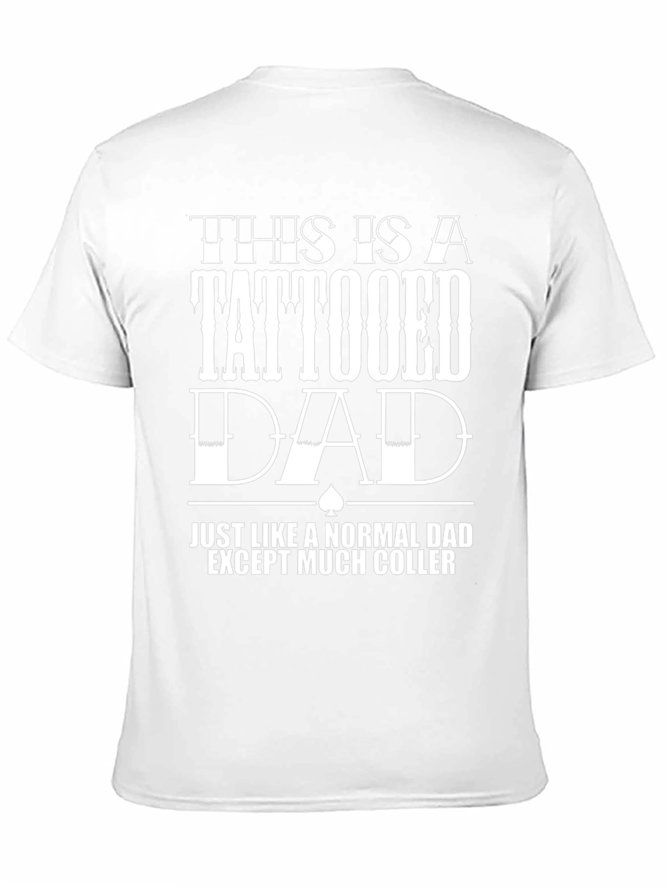 Tattooed Dad Graphic T-Shirt - Cool Dad Tee