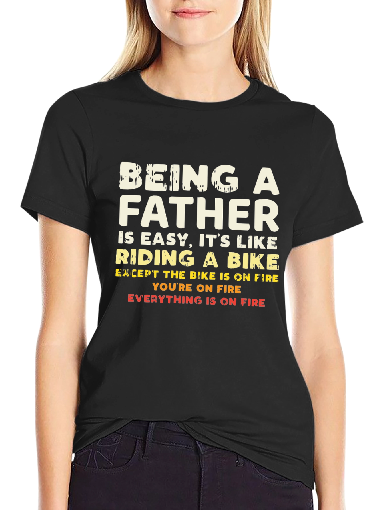 Being A Father T-Shirt - Funny Dad Gift