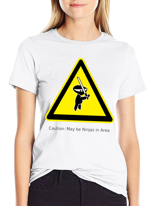 Caution Ninja T-Shirt - Danger Zone Style