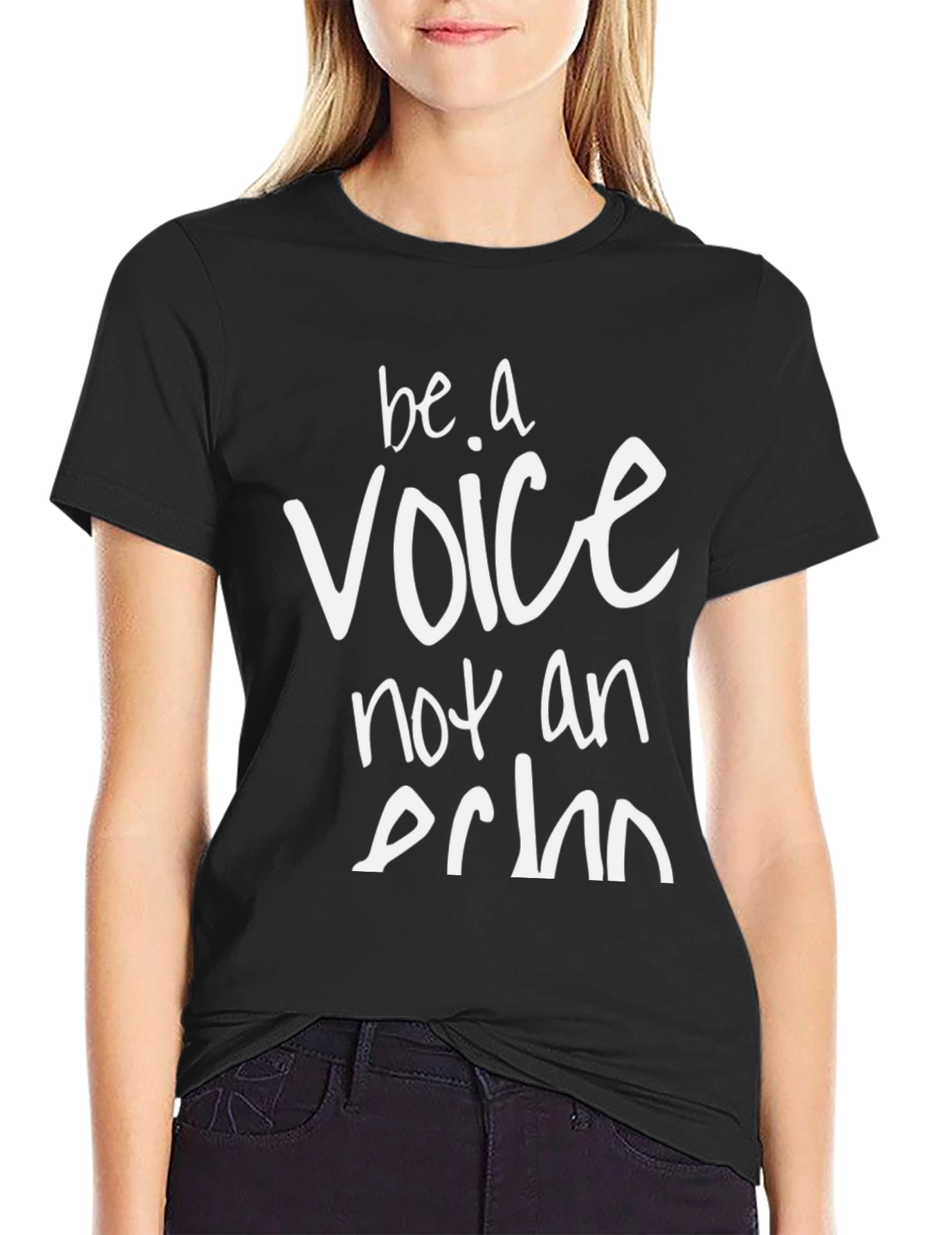 Be A Voice Not An Echo Graphic Tee