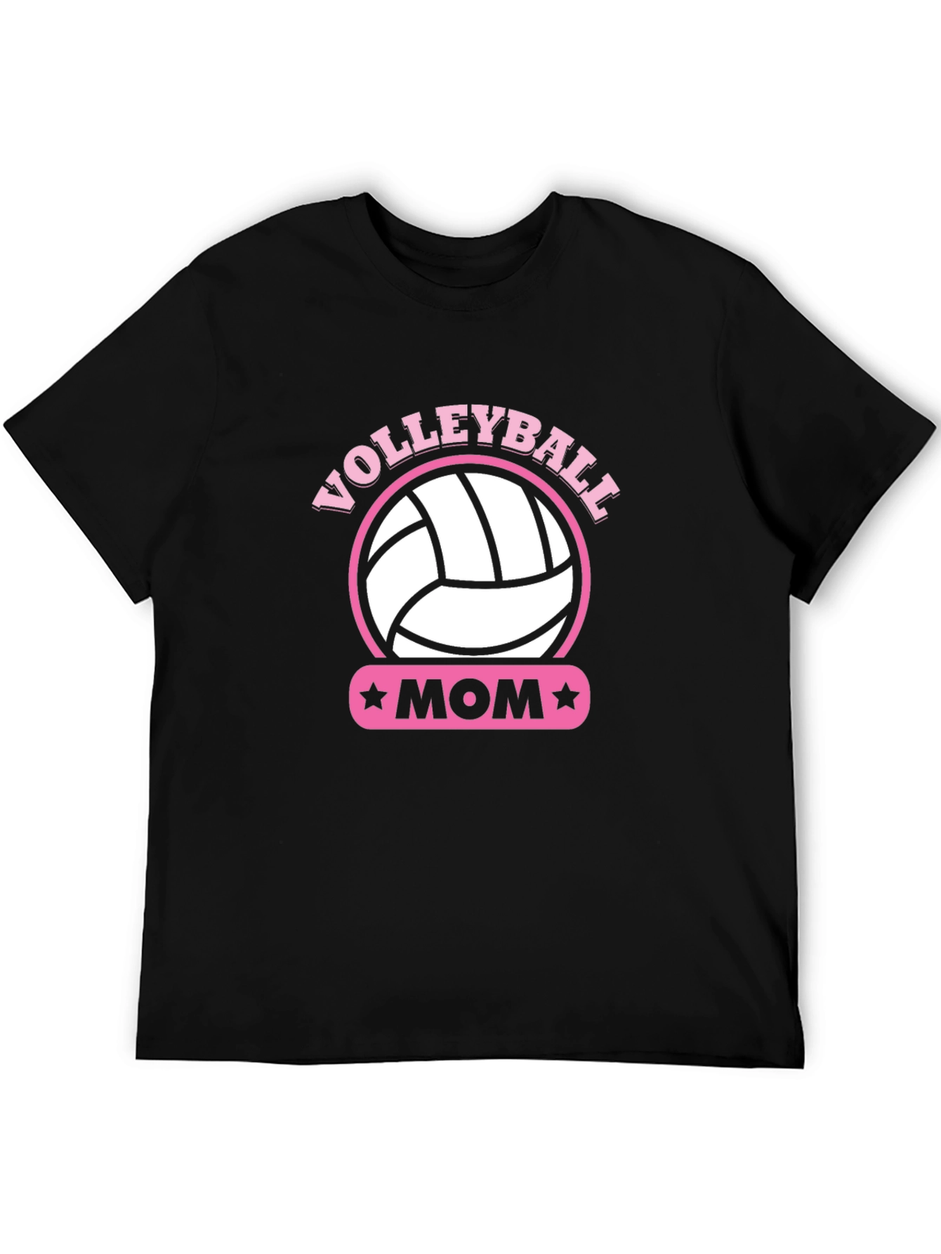 Volleyball Mom T-Shirt - Pink Graphic Tee