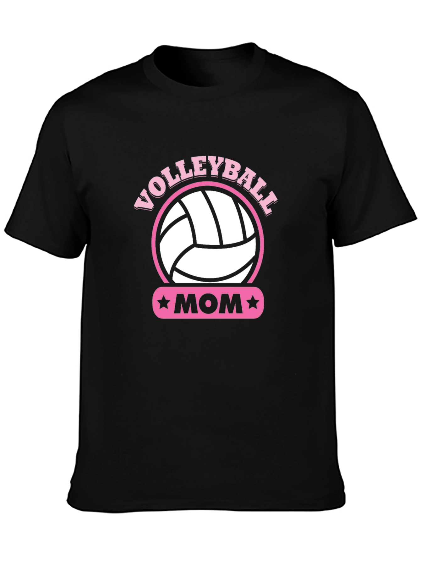 Volleyball Mom T-Shirt - Pink Graphic Tee