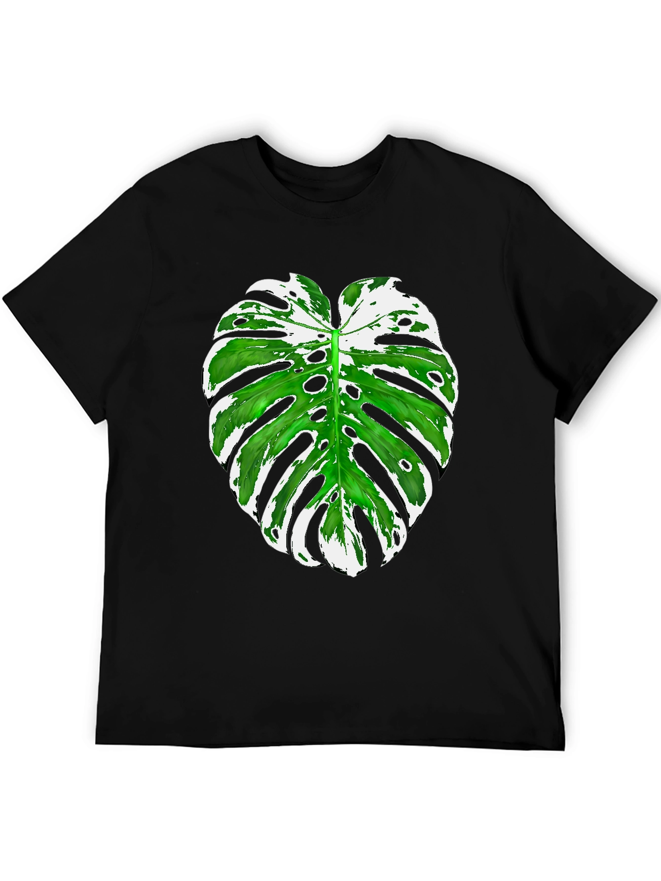 Tropical Monstera Leaf Graphic Tee