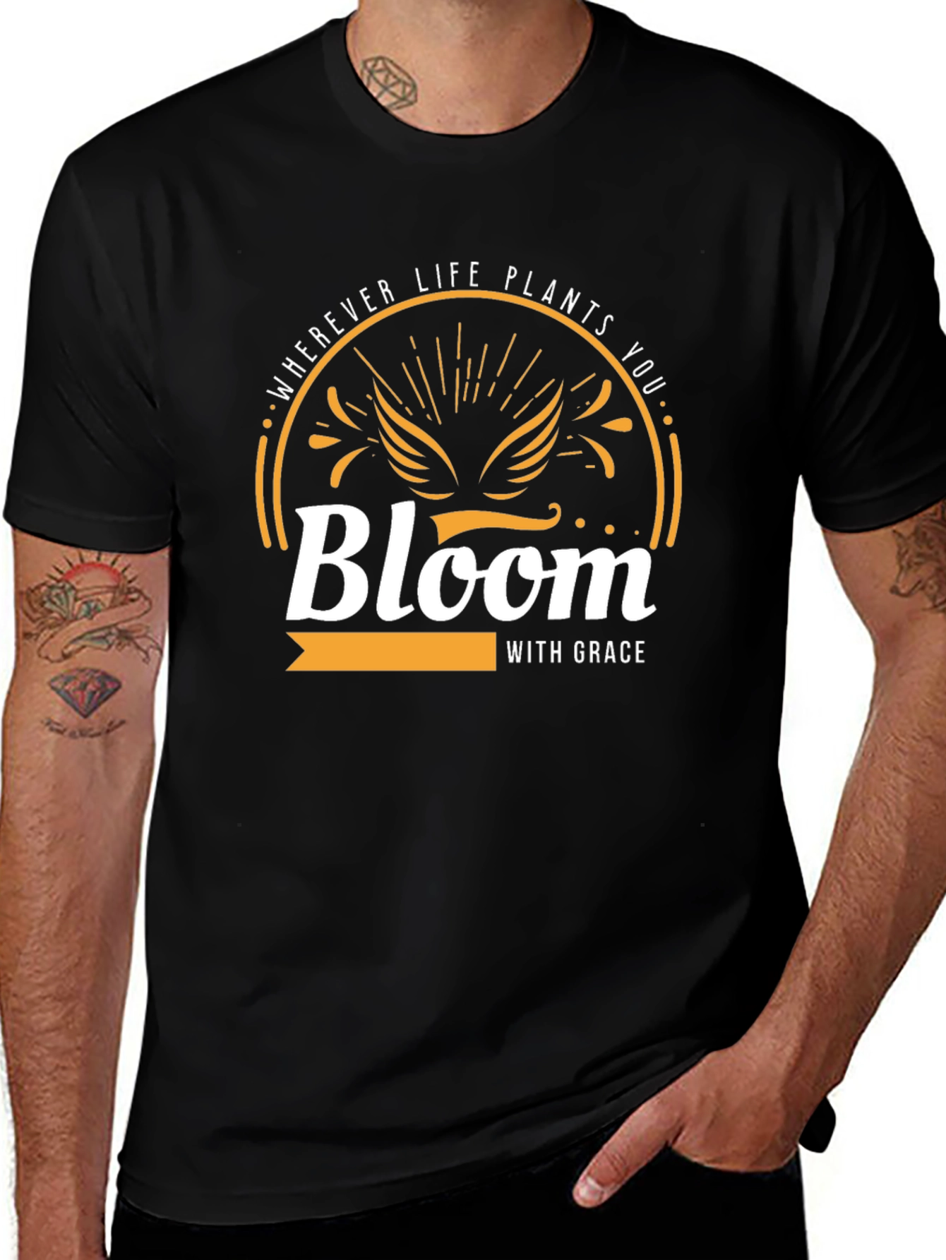Bloom With Grace Graphic Tee
