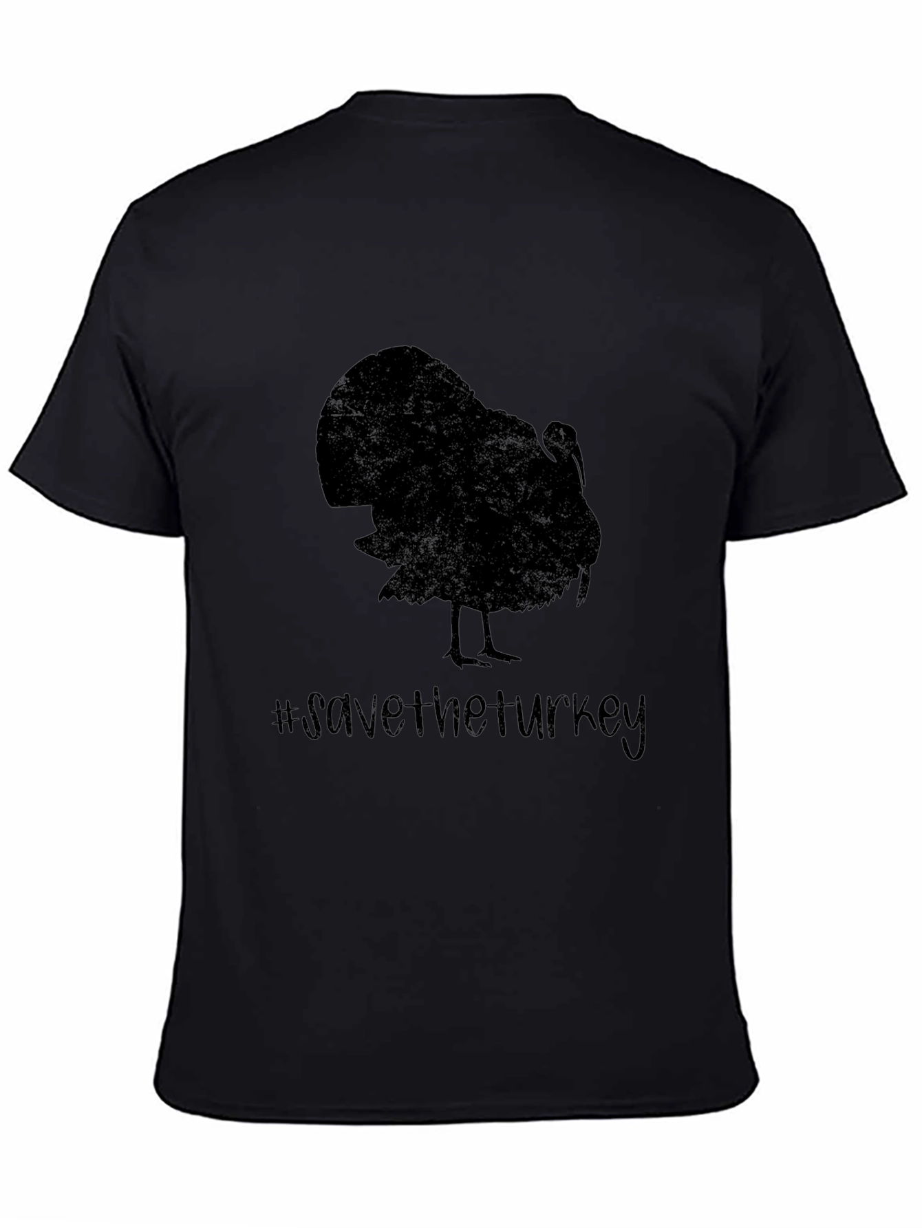 Save the Turkey T-Shirt - Black