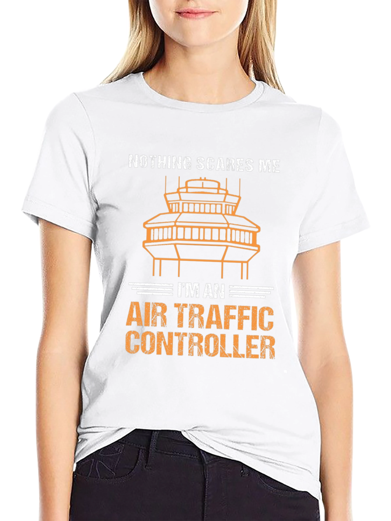 Air Traffic Controller T-Shirt - Nothing Scares Me