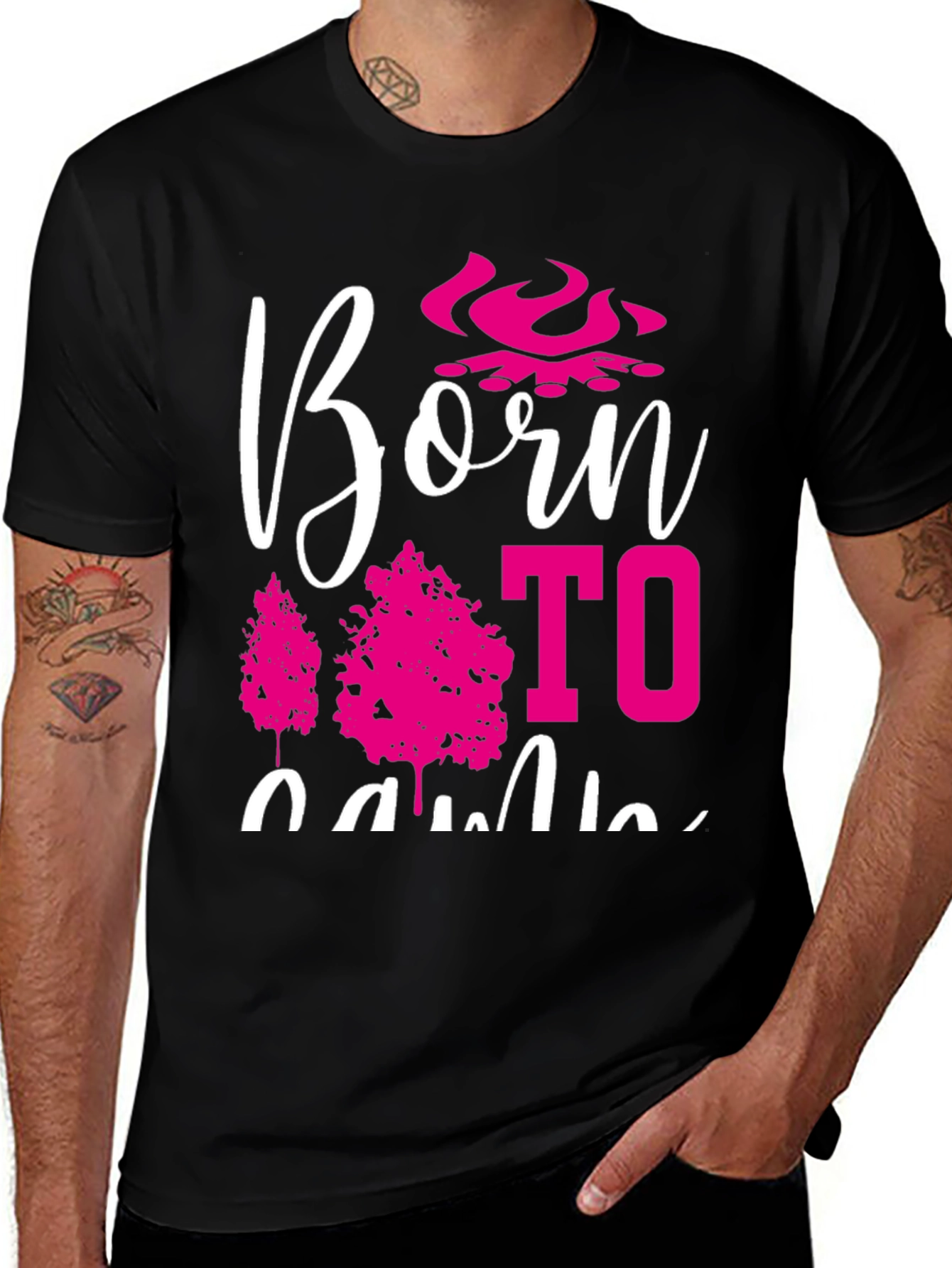 Born To Camp T-Shirt - Adventure Apparel