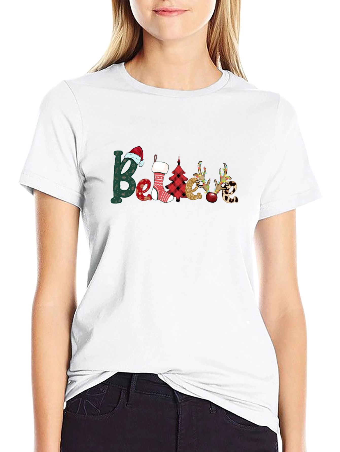 Christmas Believe Graphic Tee