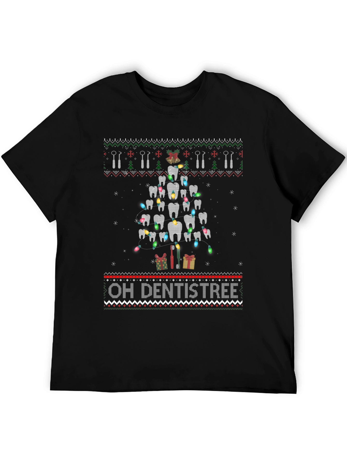 Oh Dentistree Funny Christmas T-Shirt