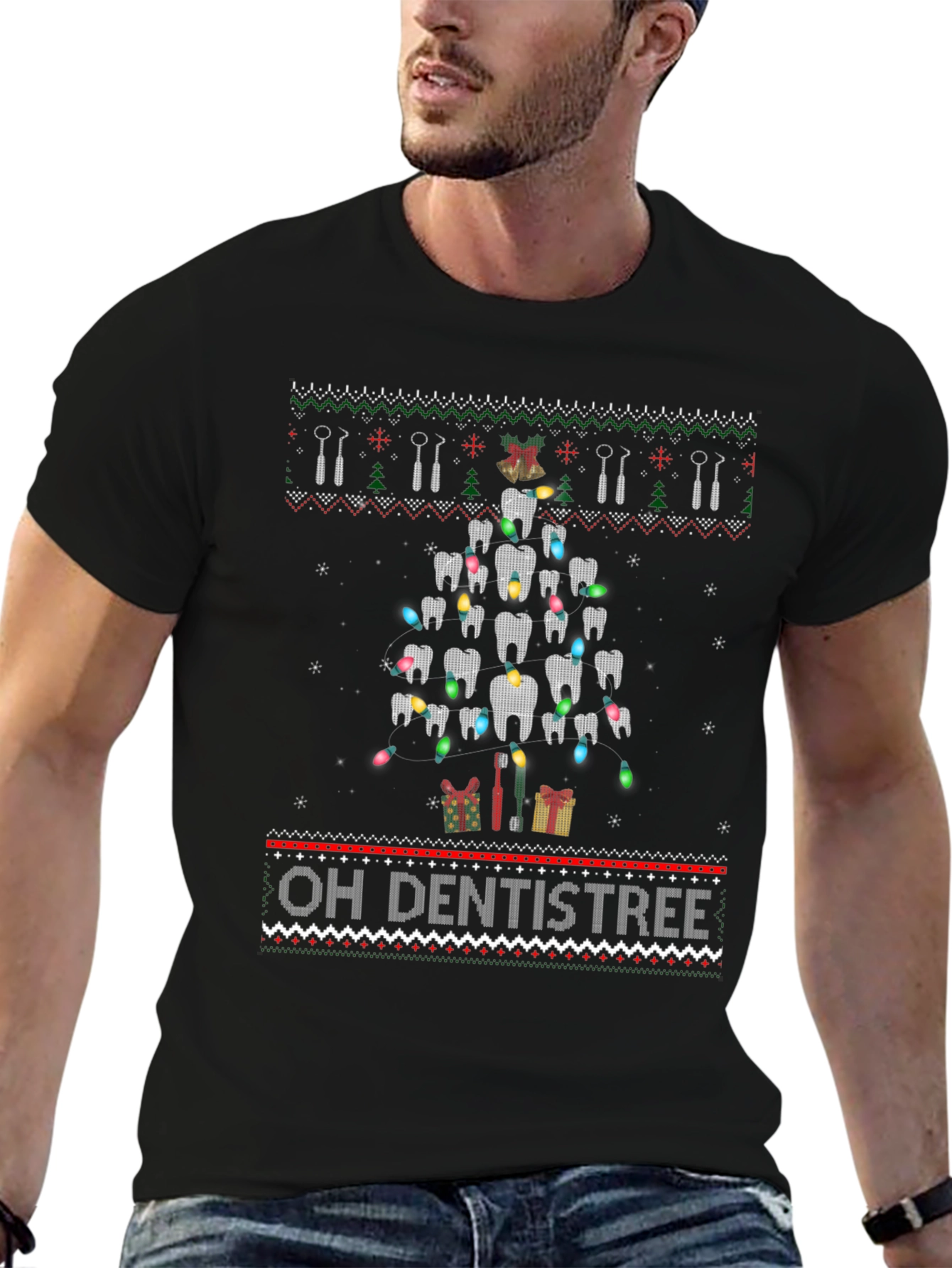 Oh Dentistree Funny Christmas T-Shirt