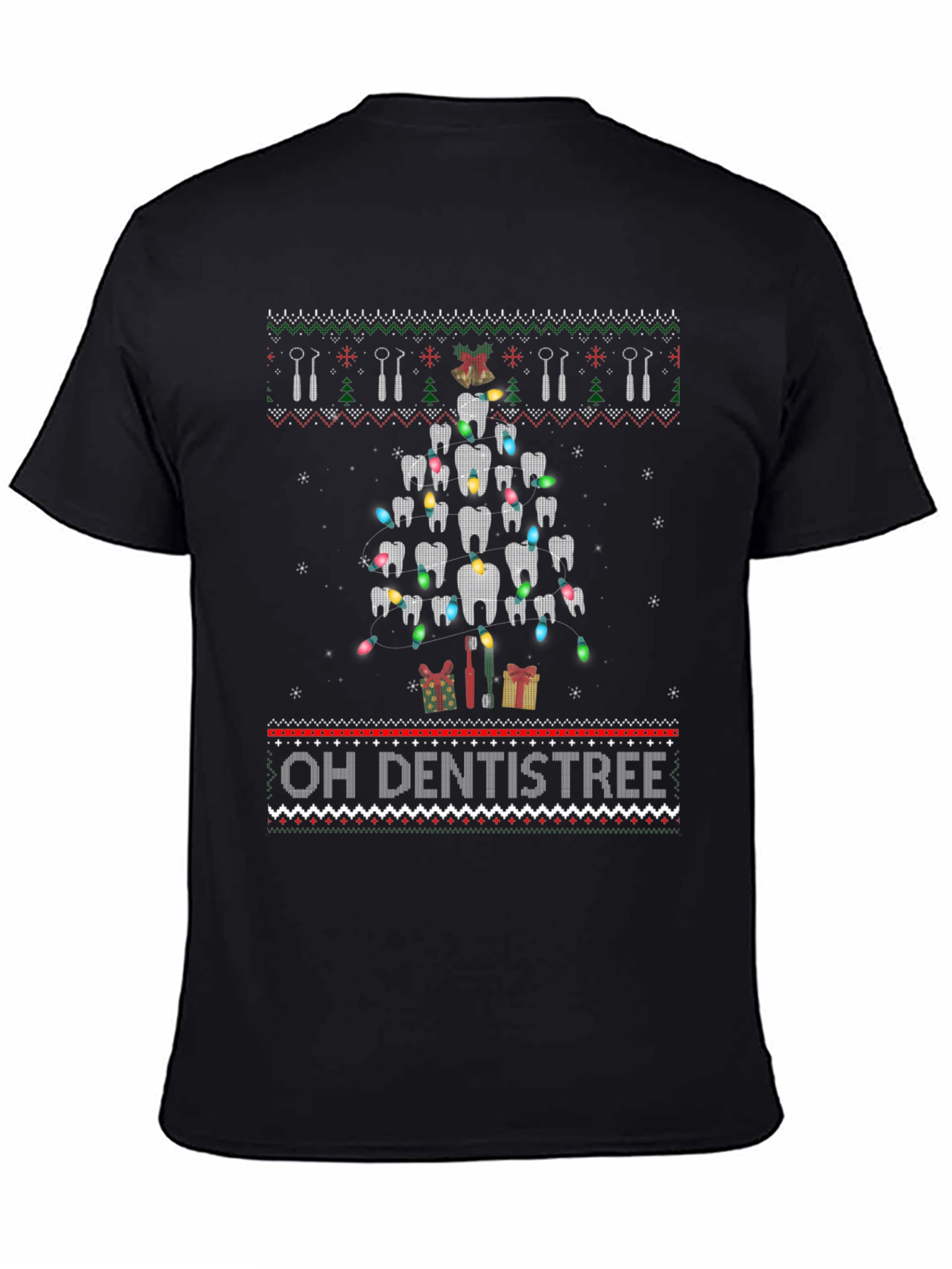 Oh Dentistree Funny Christmas T-Shirt