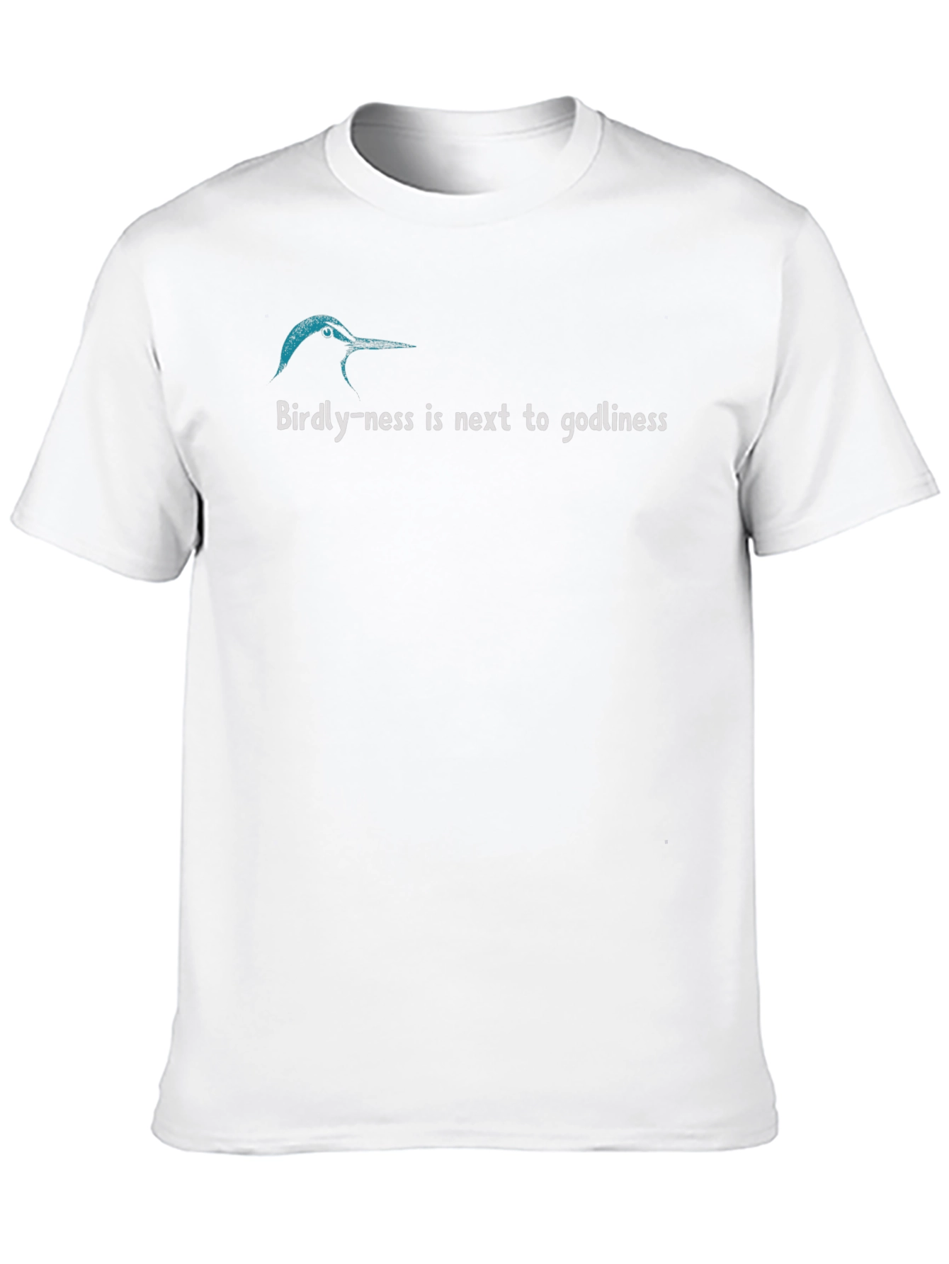 Birdly-ness T-Shirt - Black Crew Neck