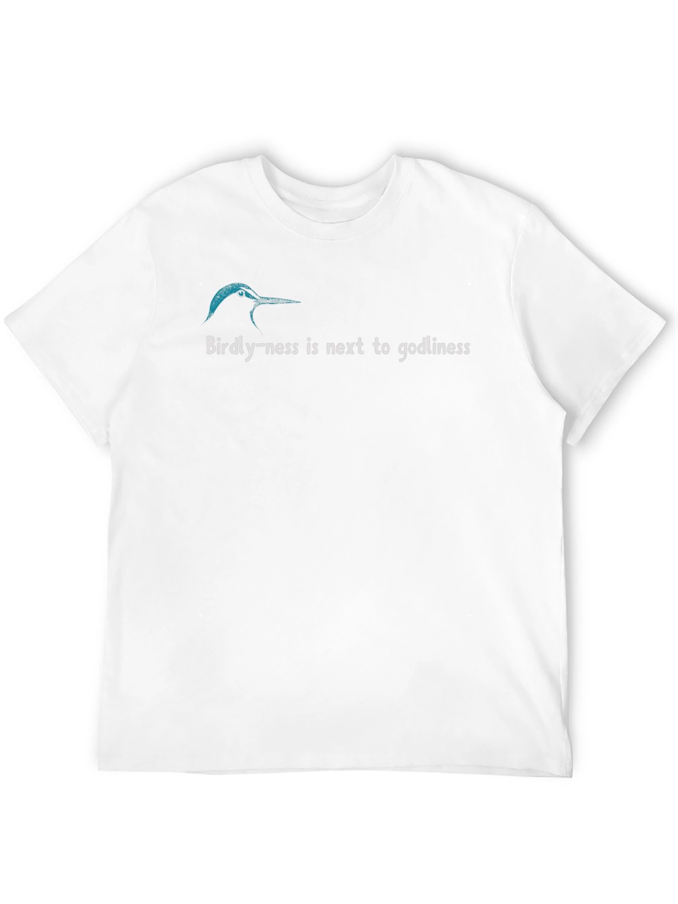 Birdly-ness T-Shirt - Black Crew Neck