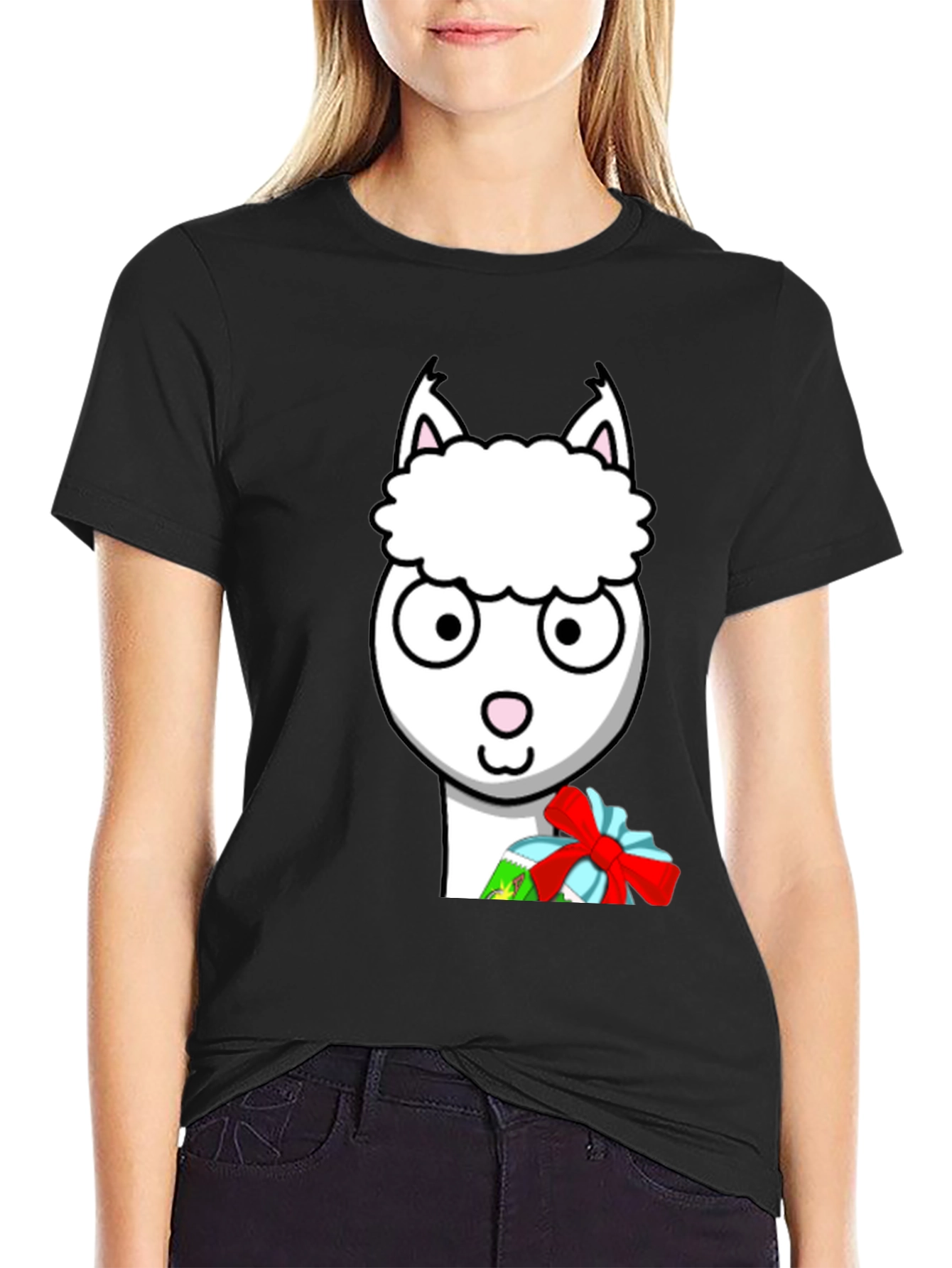Alpaca Gift Tee - Cute Holiday Shirt