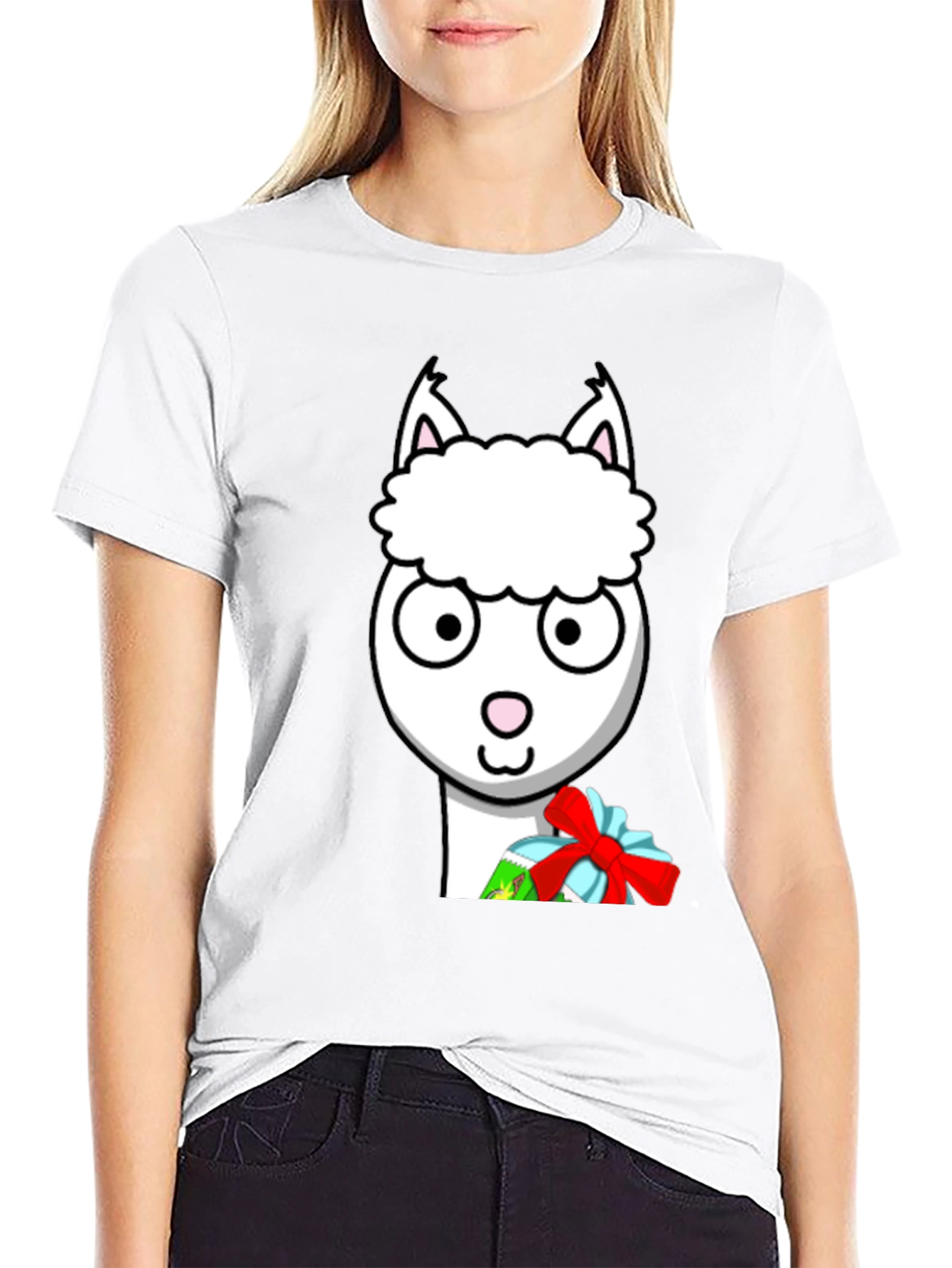 Alpaca Gift Tee - Cute Holiday Shirt