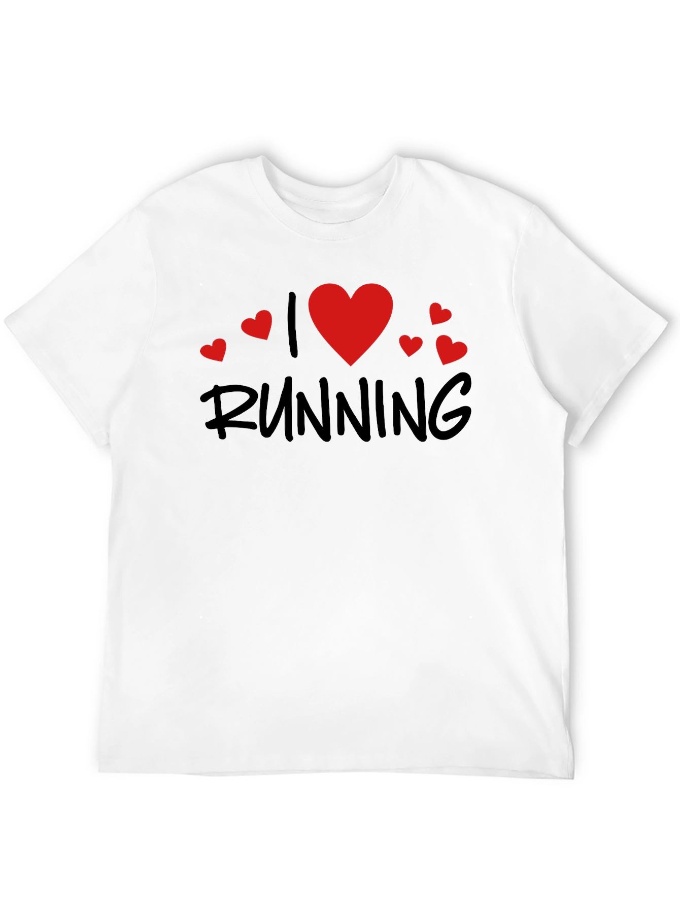 I Love Running Black T-Shirt