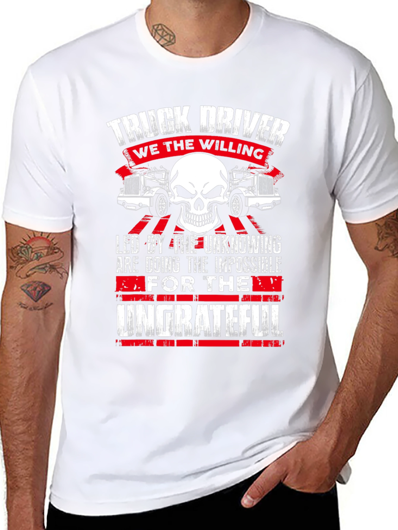 Truck Driver Graphic Tee - The Ungrateful