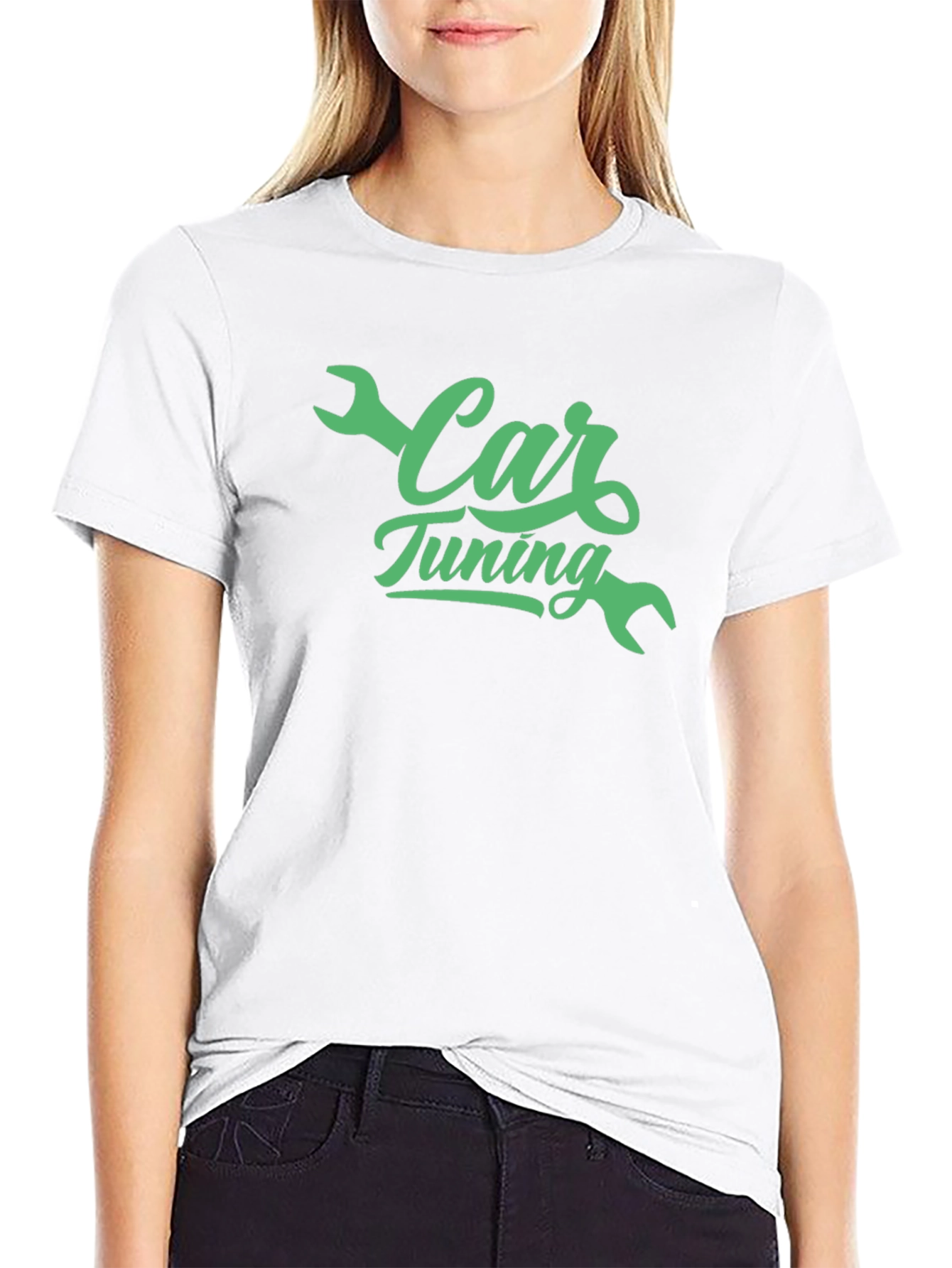 Car Tuning Graphic Tee - Black
