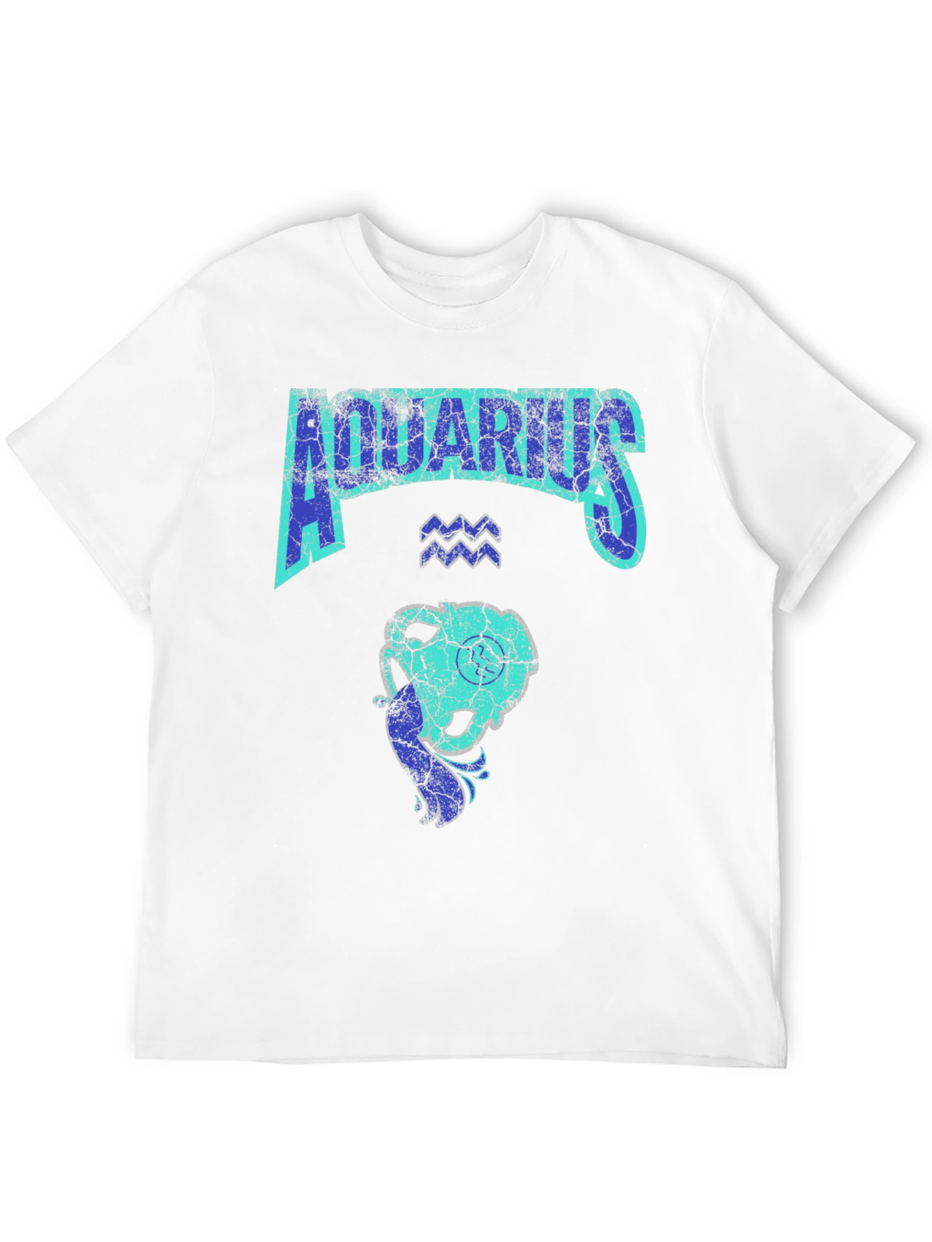 Aquarius Zodiac Sign Graphic T-Shirt