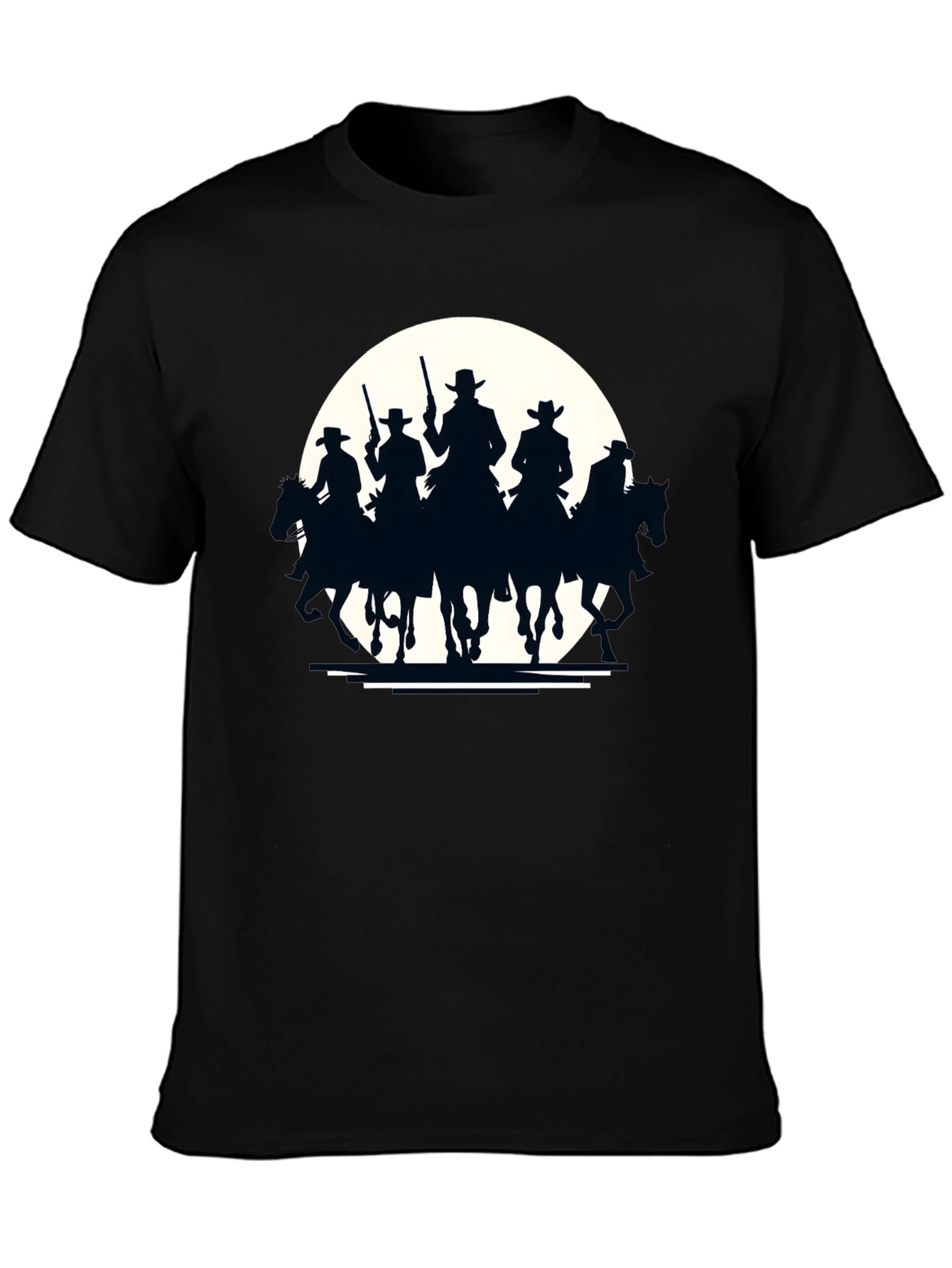 Western Riders Black T-Shirt