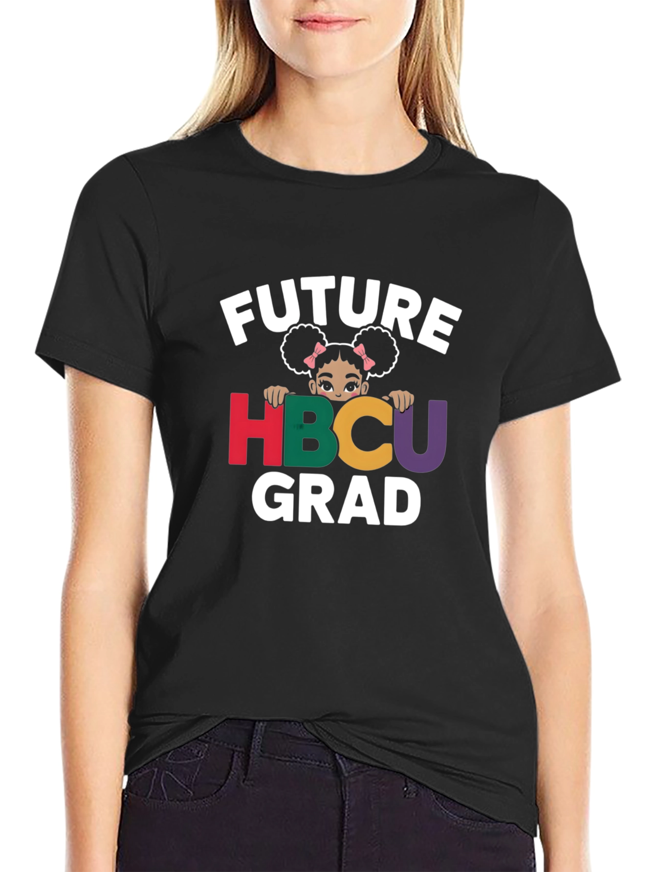 Future HBCU Grad Black T-Shirt