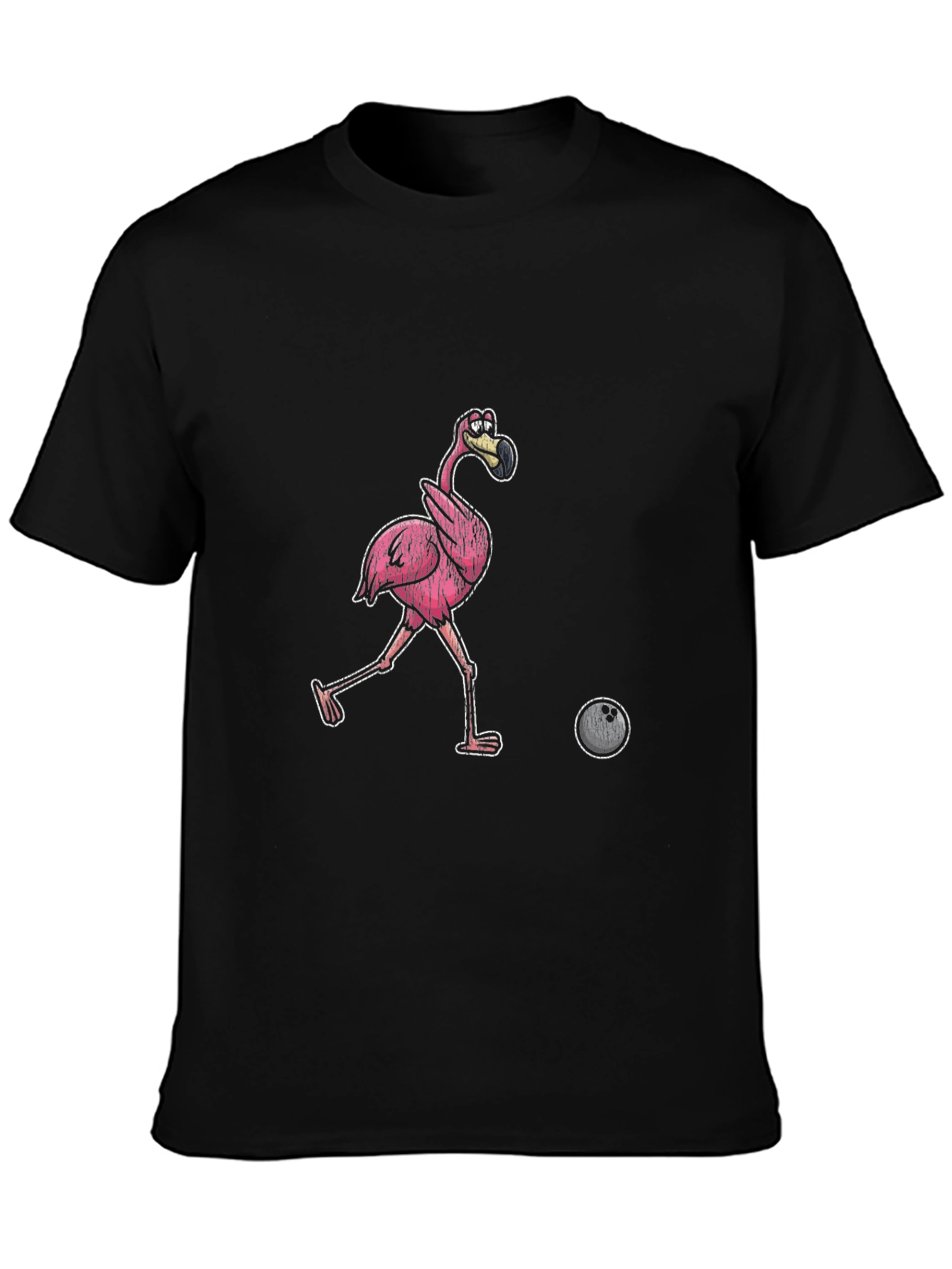 Flamingo Bowling Strike T-Shirt