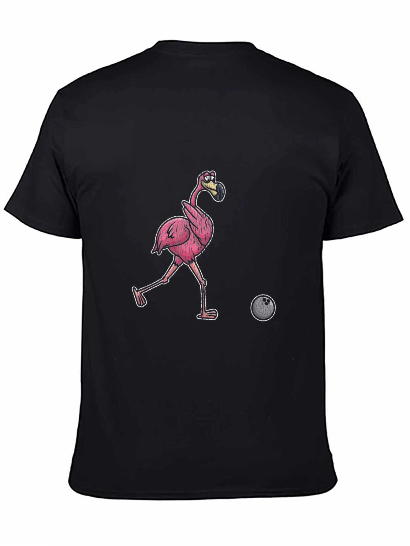 Flamingo Bowling Strike T-Shirt
