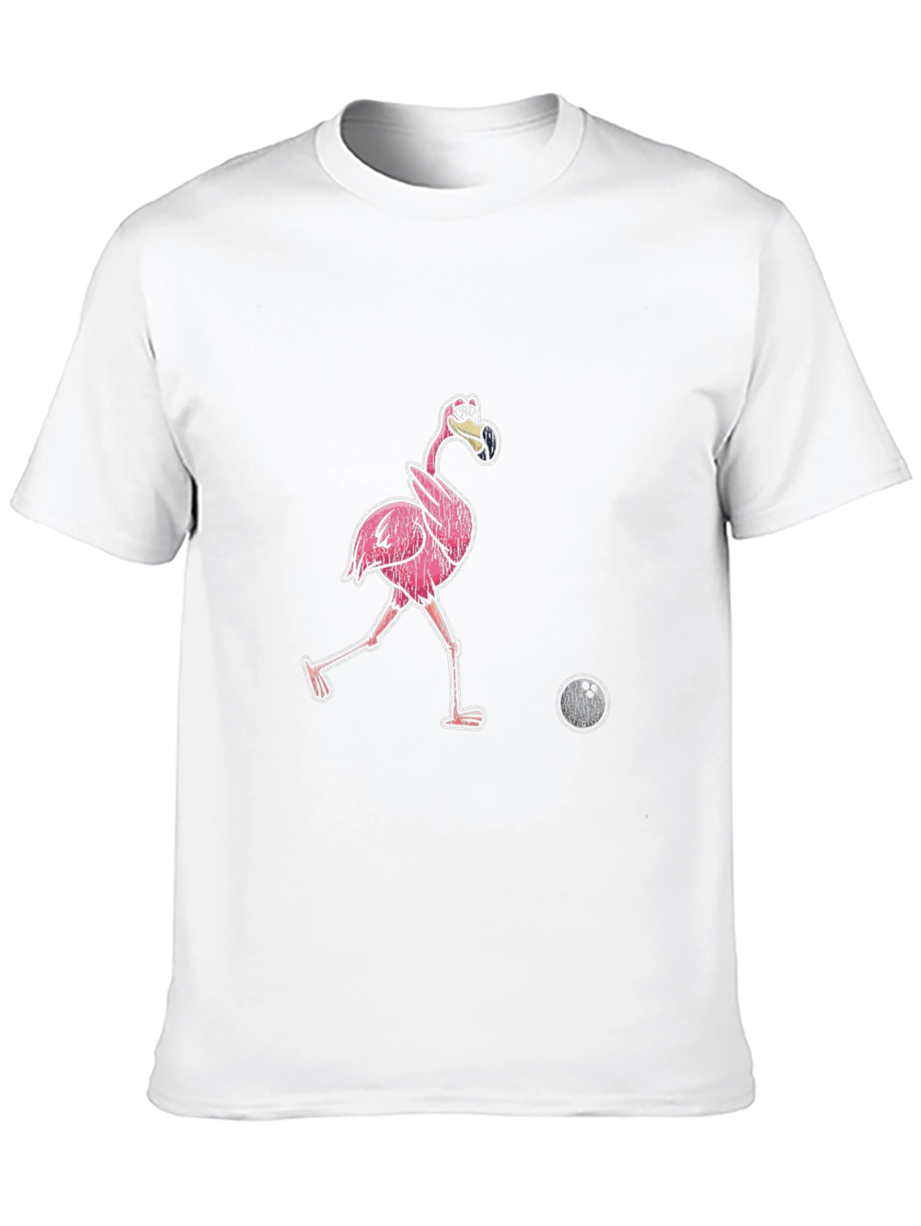 Flamingo Bowling Strike T-Shirt