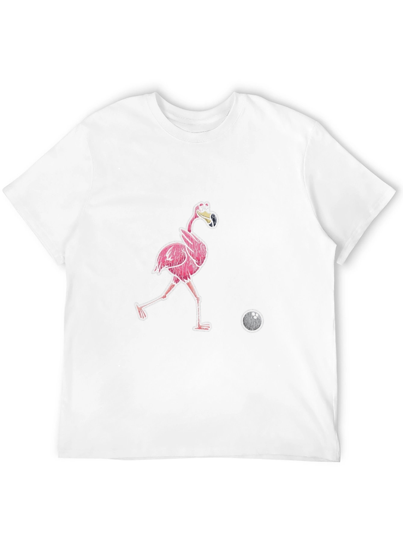 Flamingo Bowling Strike T-Shirt