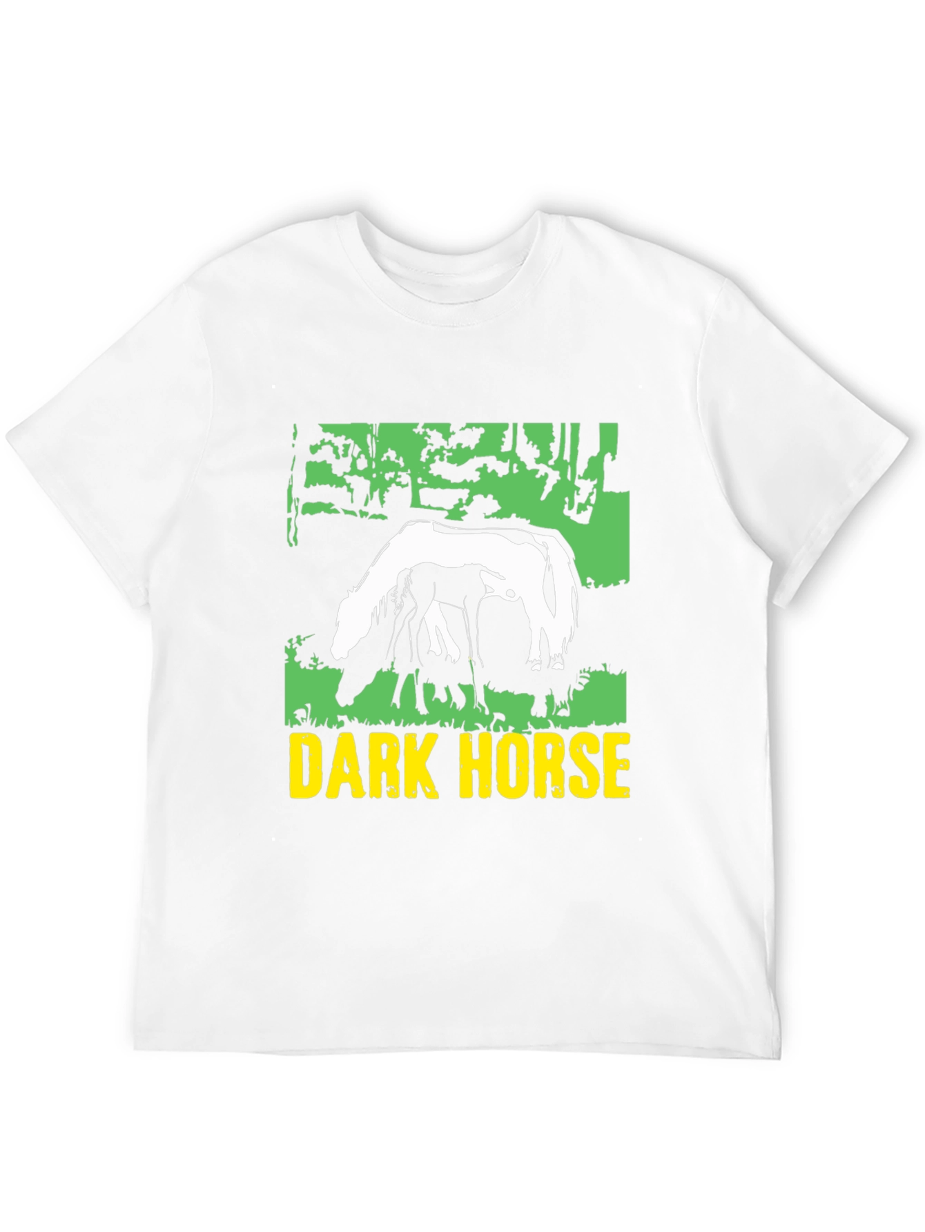 Dark Horse Graphic Tee - Black Cotton Blend