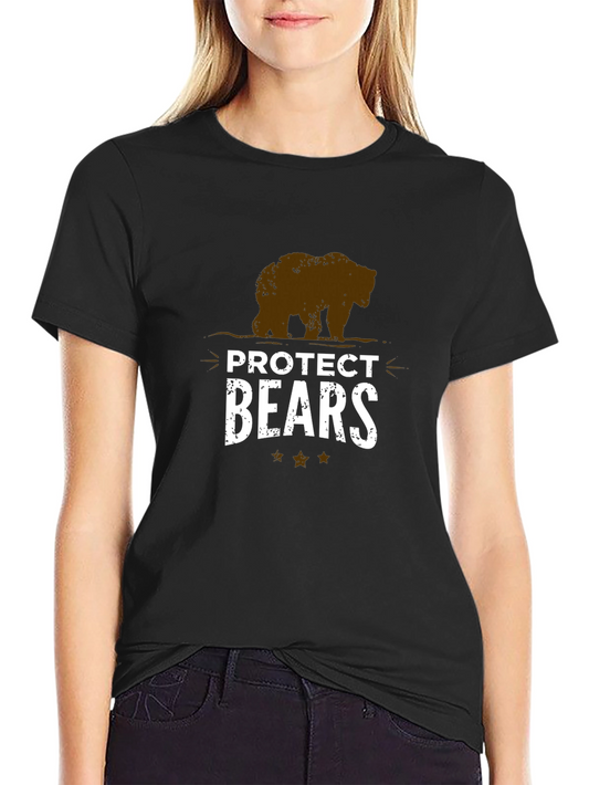 Protect Bears Graphic T-Shirt - Animal Lover Tee