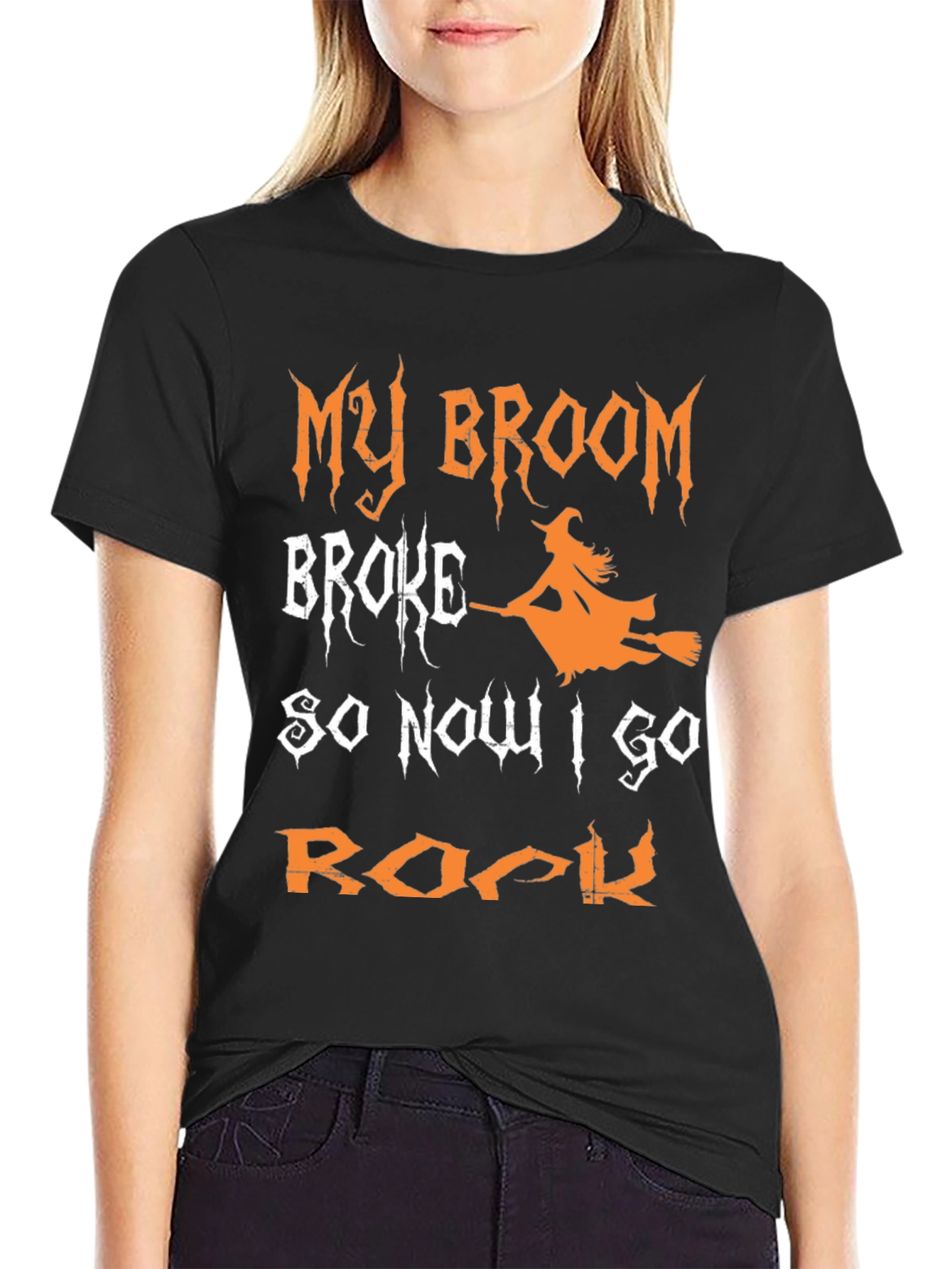 Halloween Witch Rock T-Shirt