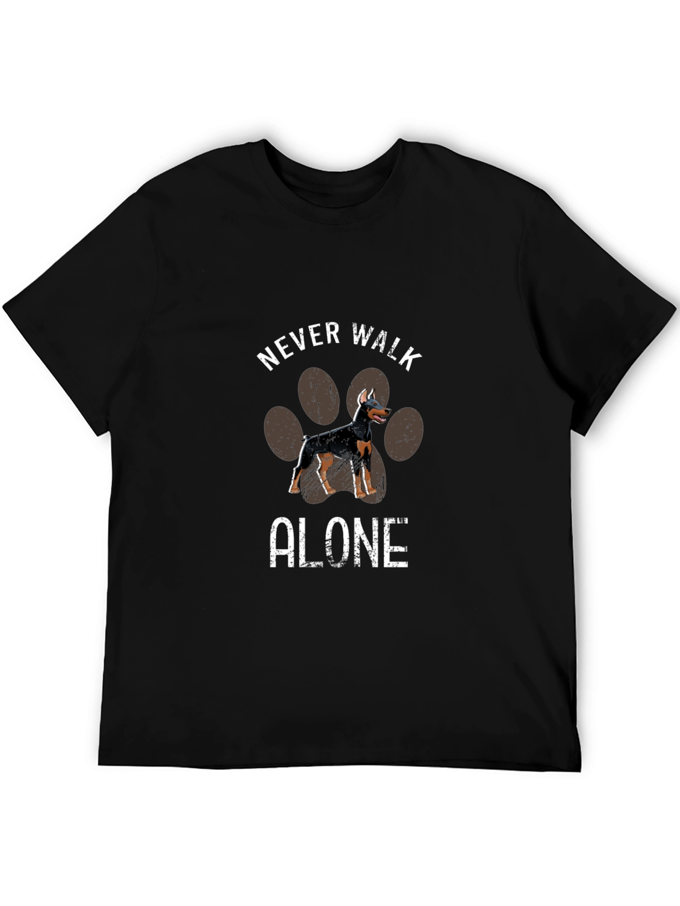 Never Walk Alone Dog T-Shirt