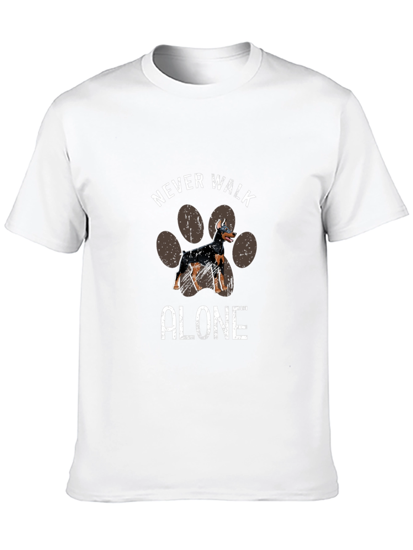 Never Walk Alone Dog T-Shirt