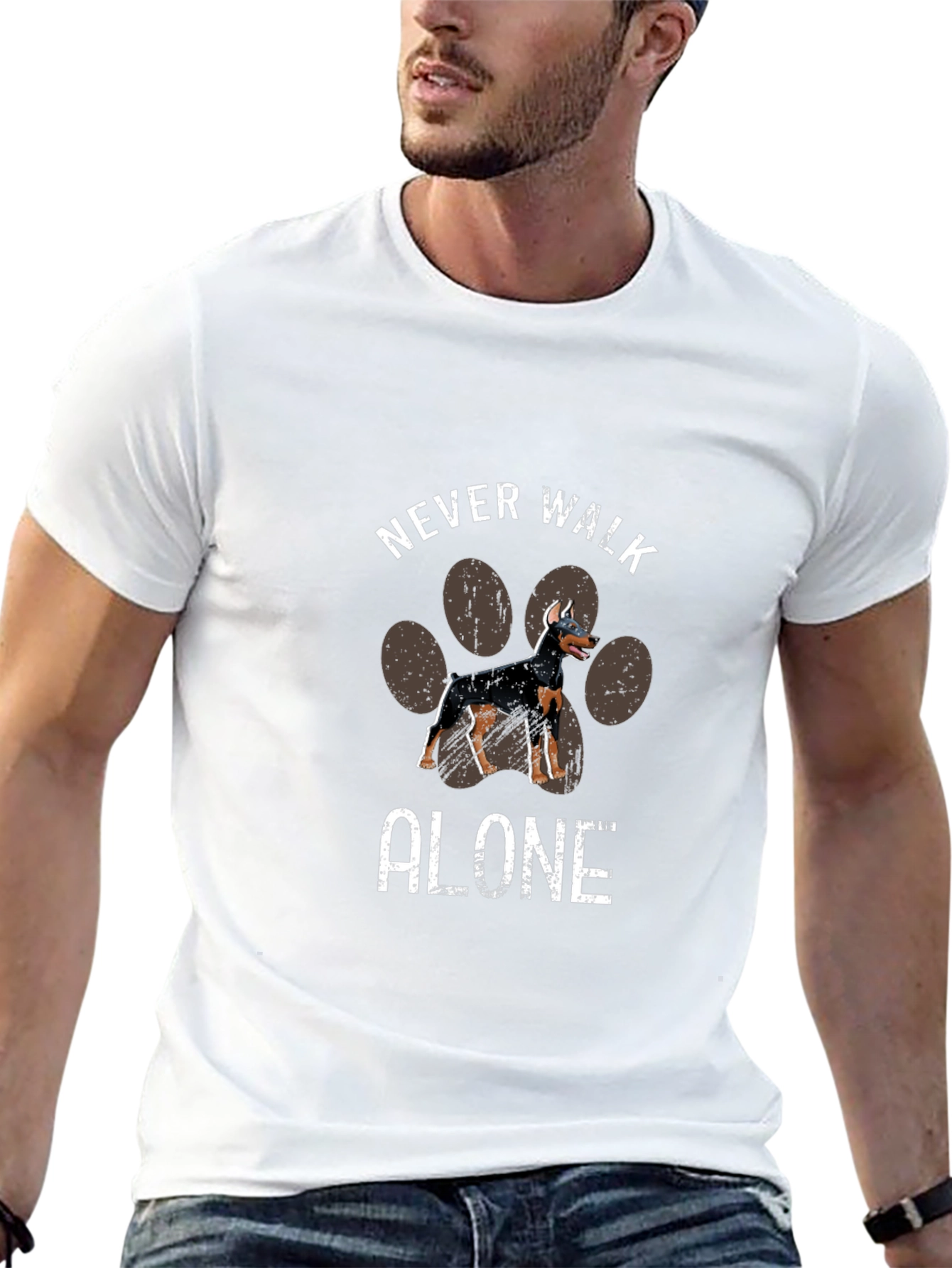 Never Walk Alone Dog T-Shirt
