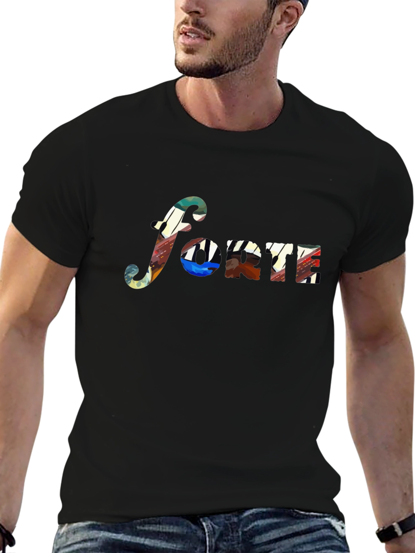 Forte Graphic Tee - Stylish Music Lovers T-Shirt