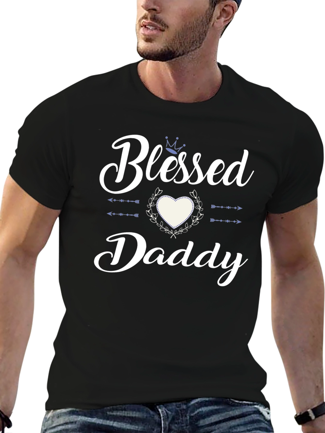 Blessed Daddy T-Shirt - Stylish Dad Apparel