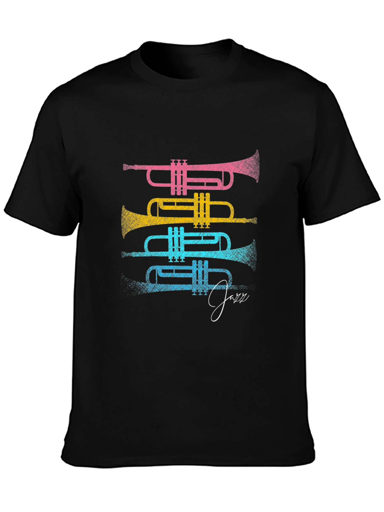 Colorful Trumpet Jazz T-Shirt