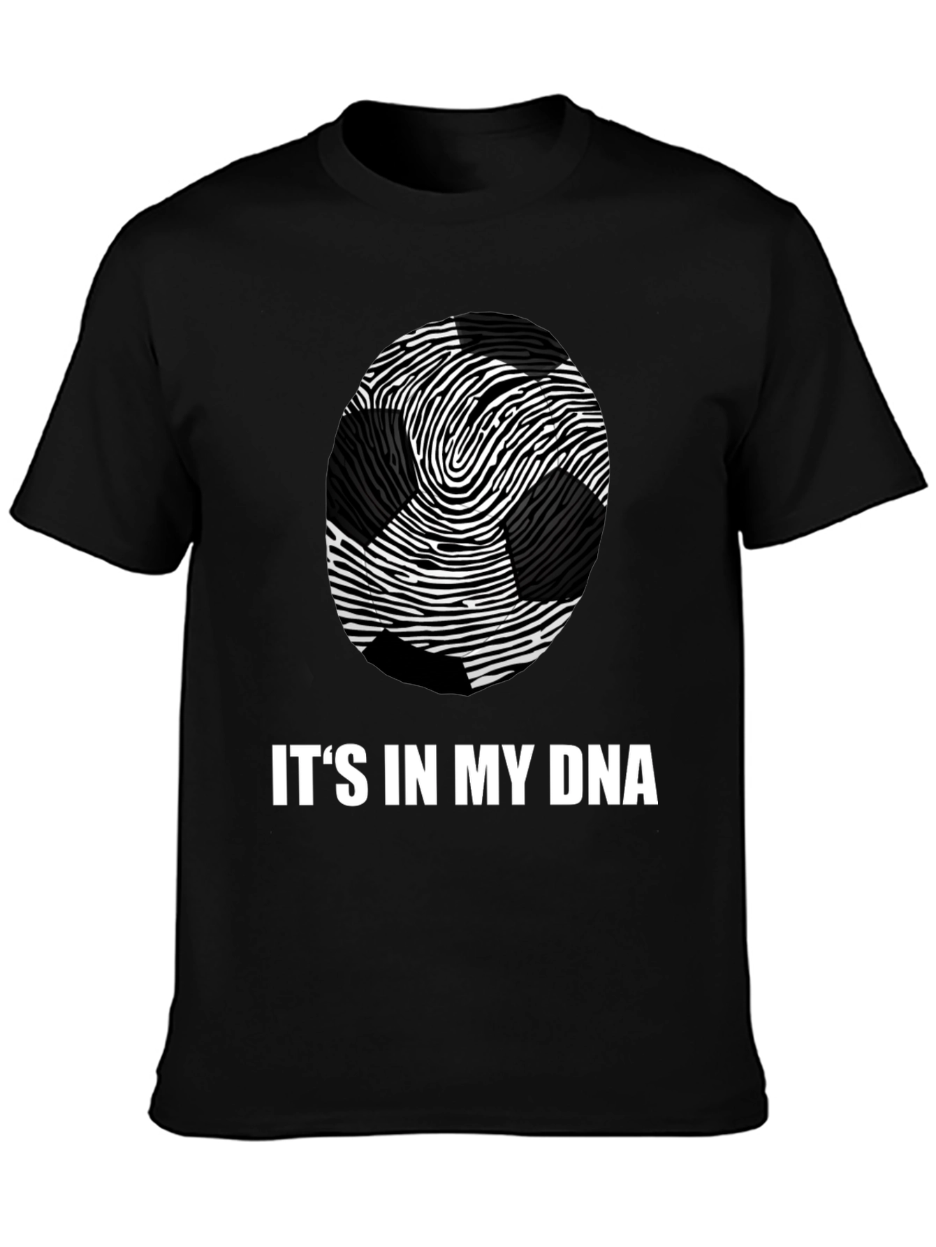 Soccer DNA Graphic Tee - Black