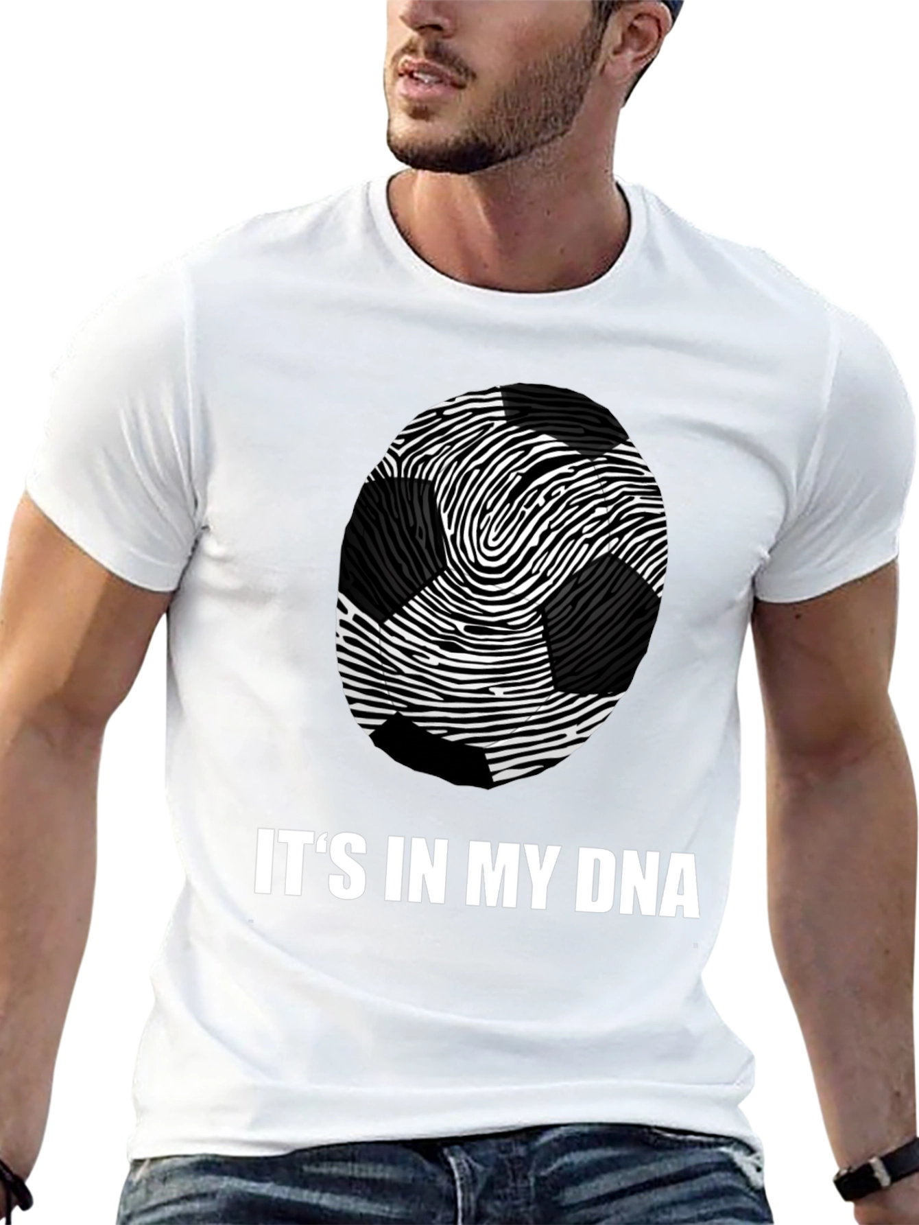 Soccer DNA Graphic Tee - Black