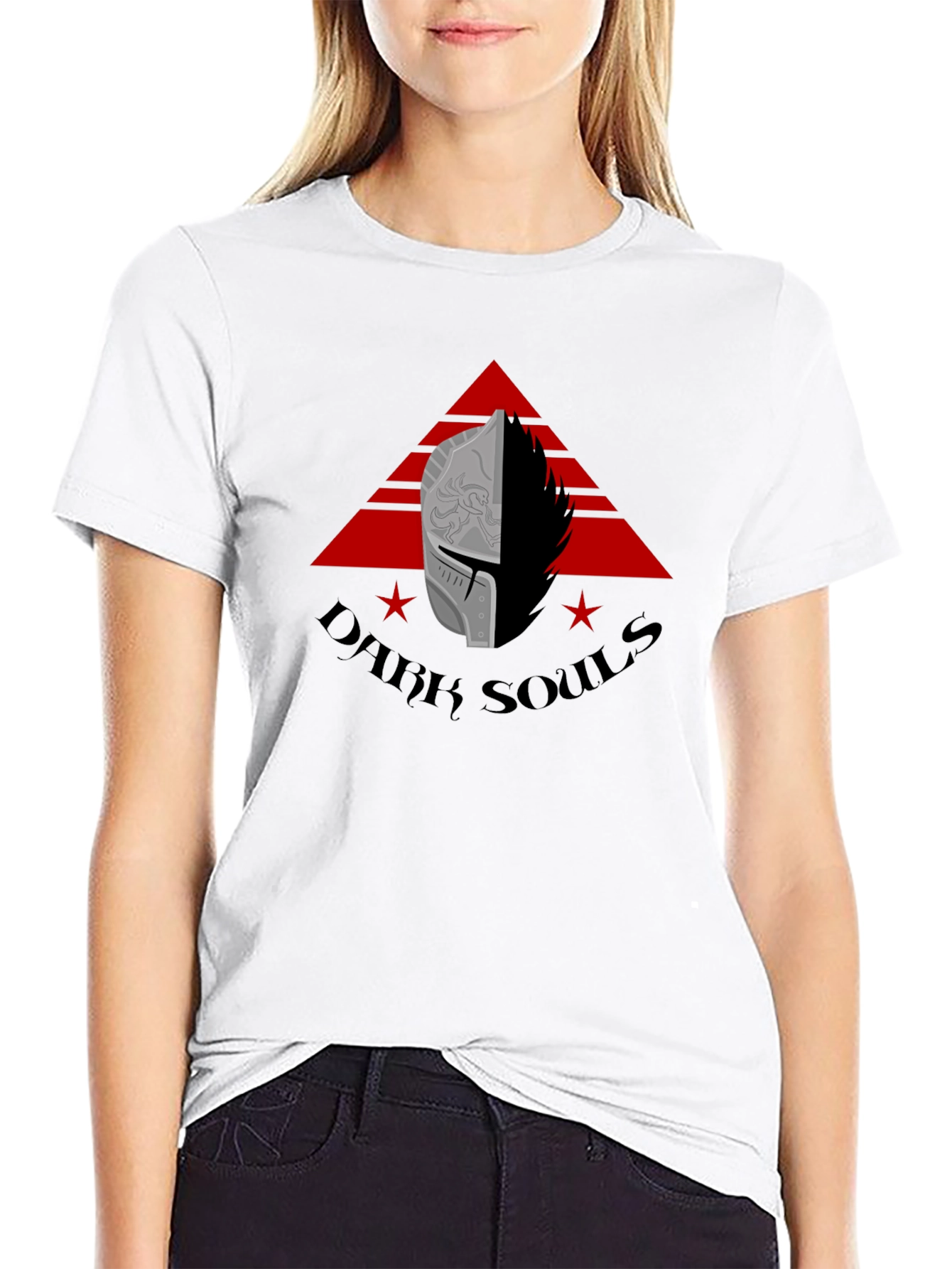 Dark Souls Graphic Tee - Knight Helmet Design
