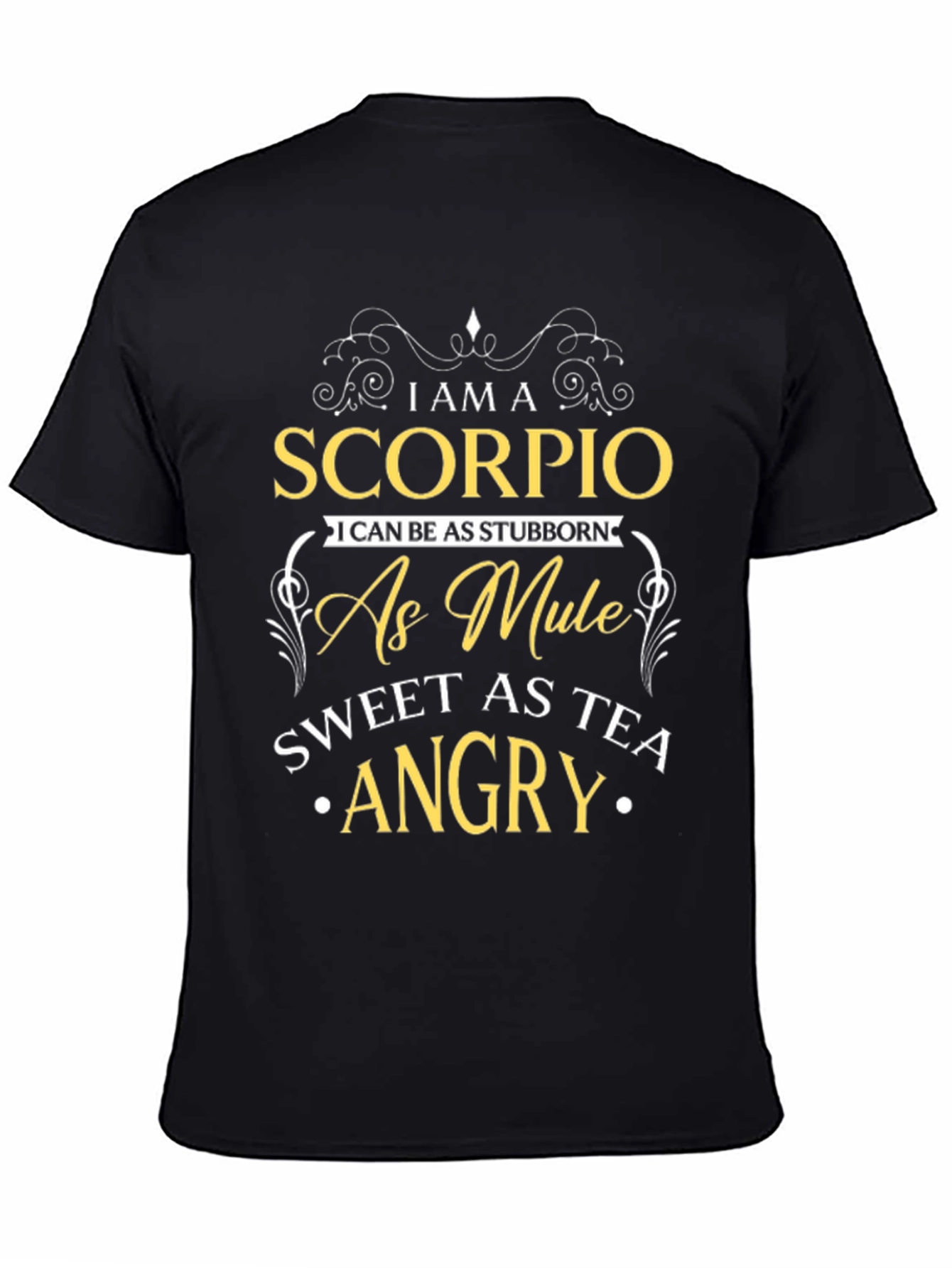 Scorpio Stubborn Mule Black Tee
