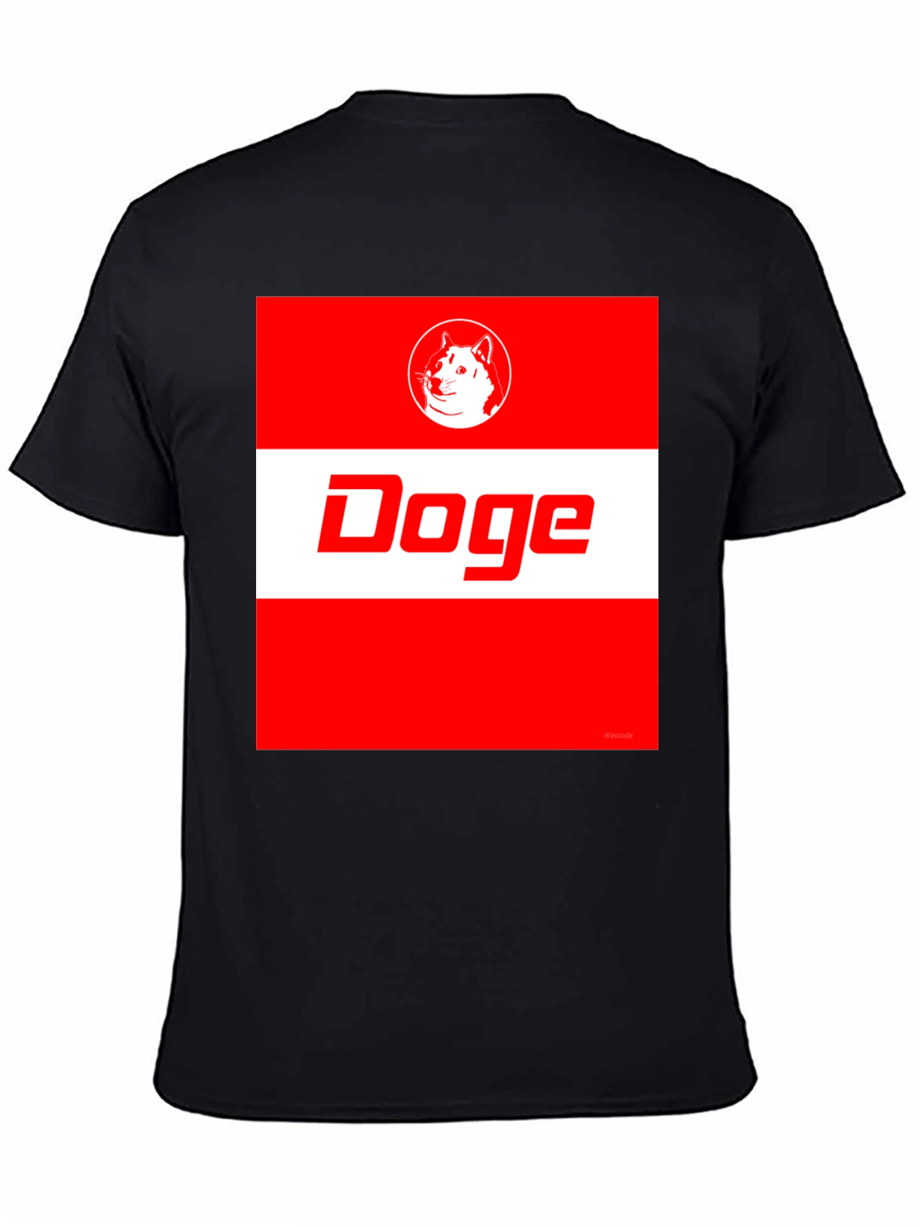 Doge Meme T-Shirt: Red & White Graphic Tee