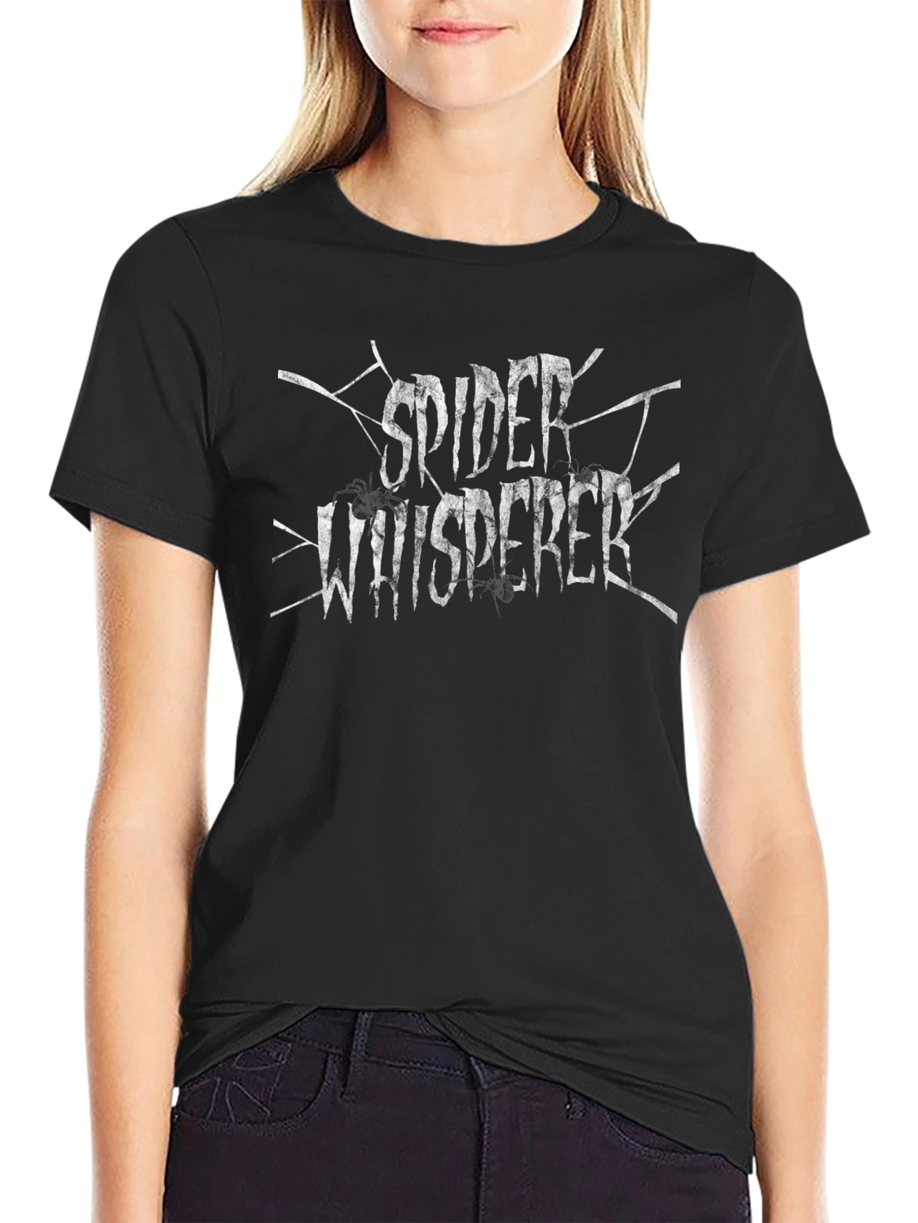 Spider Whisperer Graphic Tee - Black T-Shirt