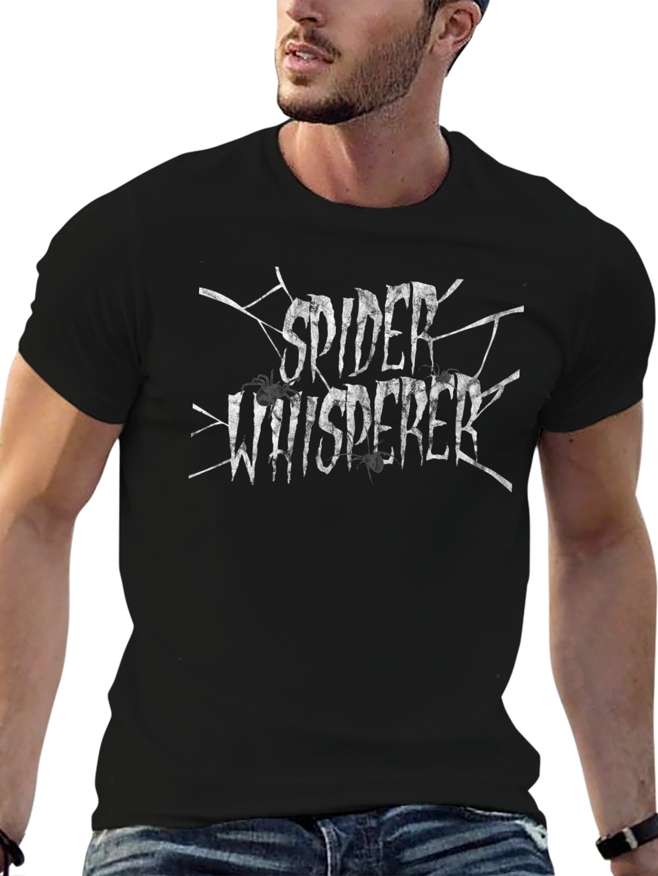 Spider Whisperer Graphic Tee - Black T-Shirt