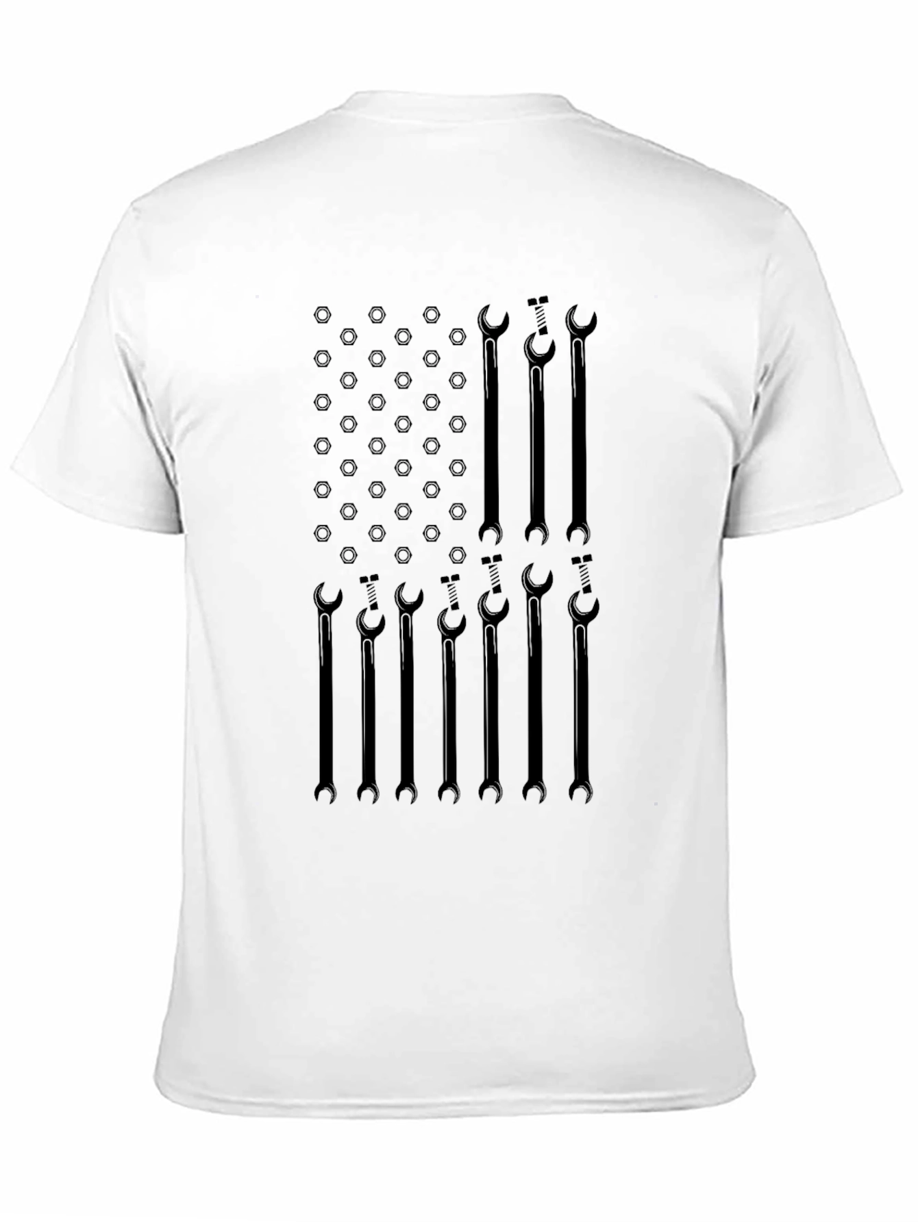Mechanic American Flag Graphic Tee