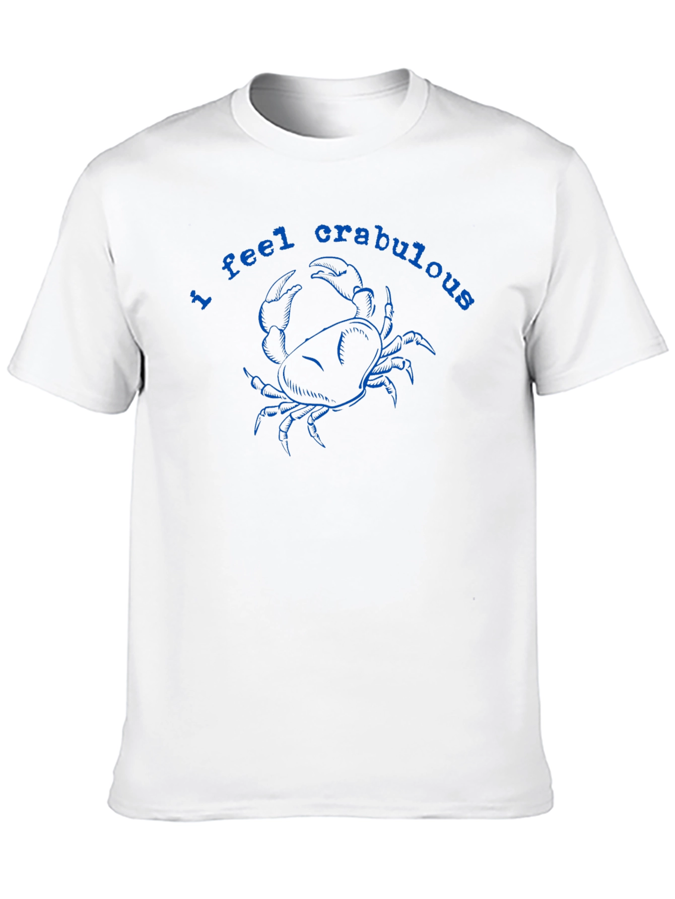 I Feel Crabulous Graphic Tee - Black