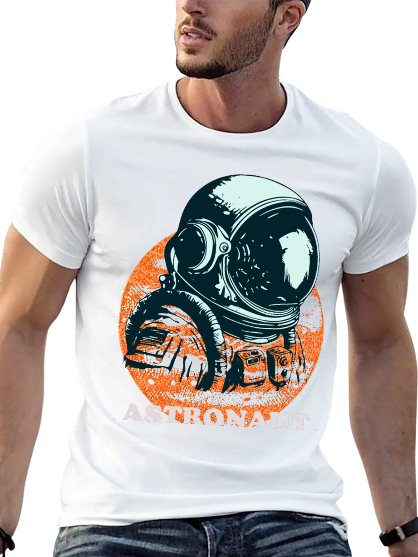 Astronaut Graphic T-Shirt - Space Exploration Tee